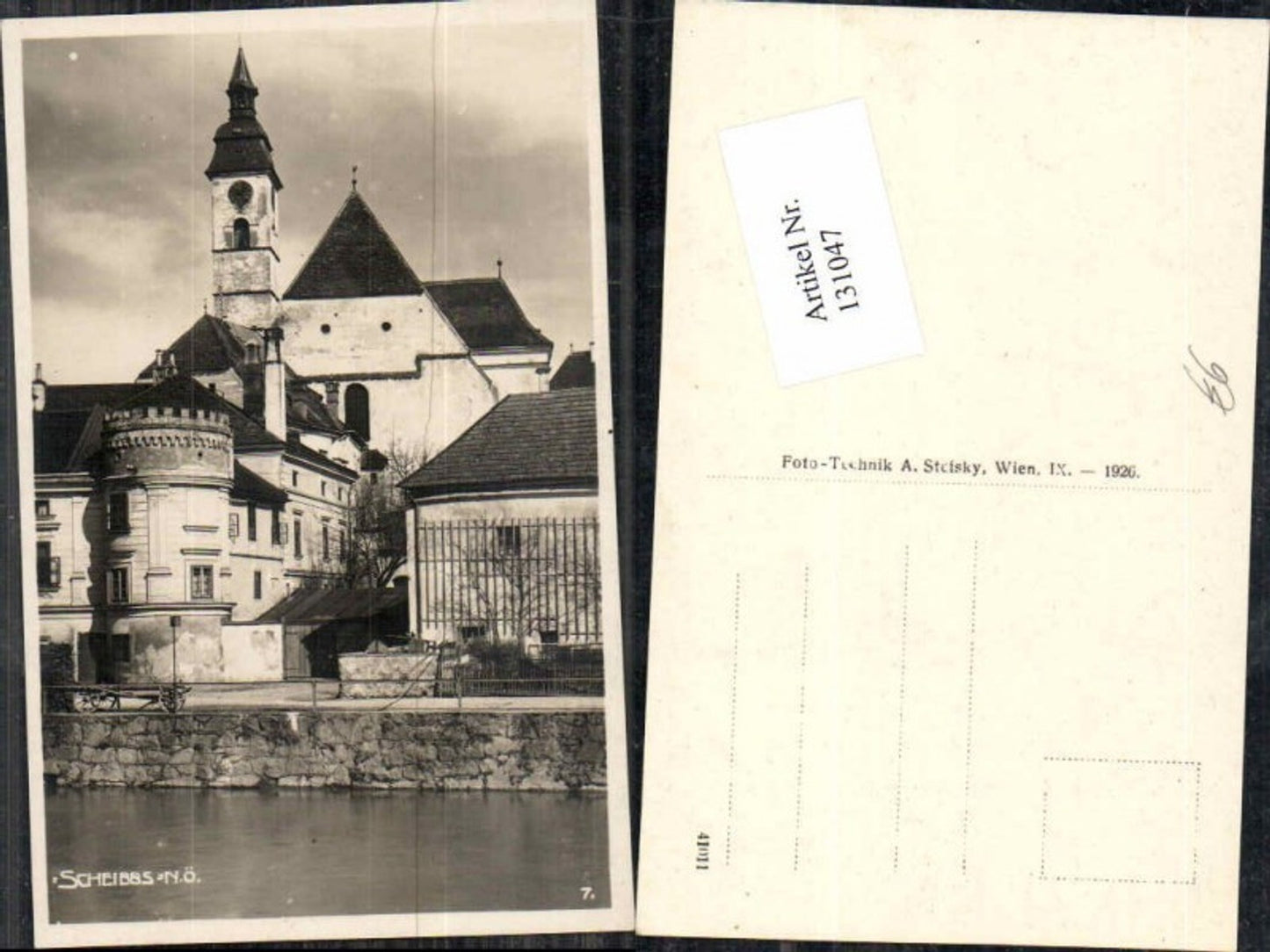 131047,Scheibbs Partie im Ort Detail 1926