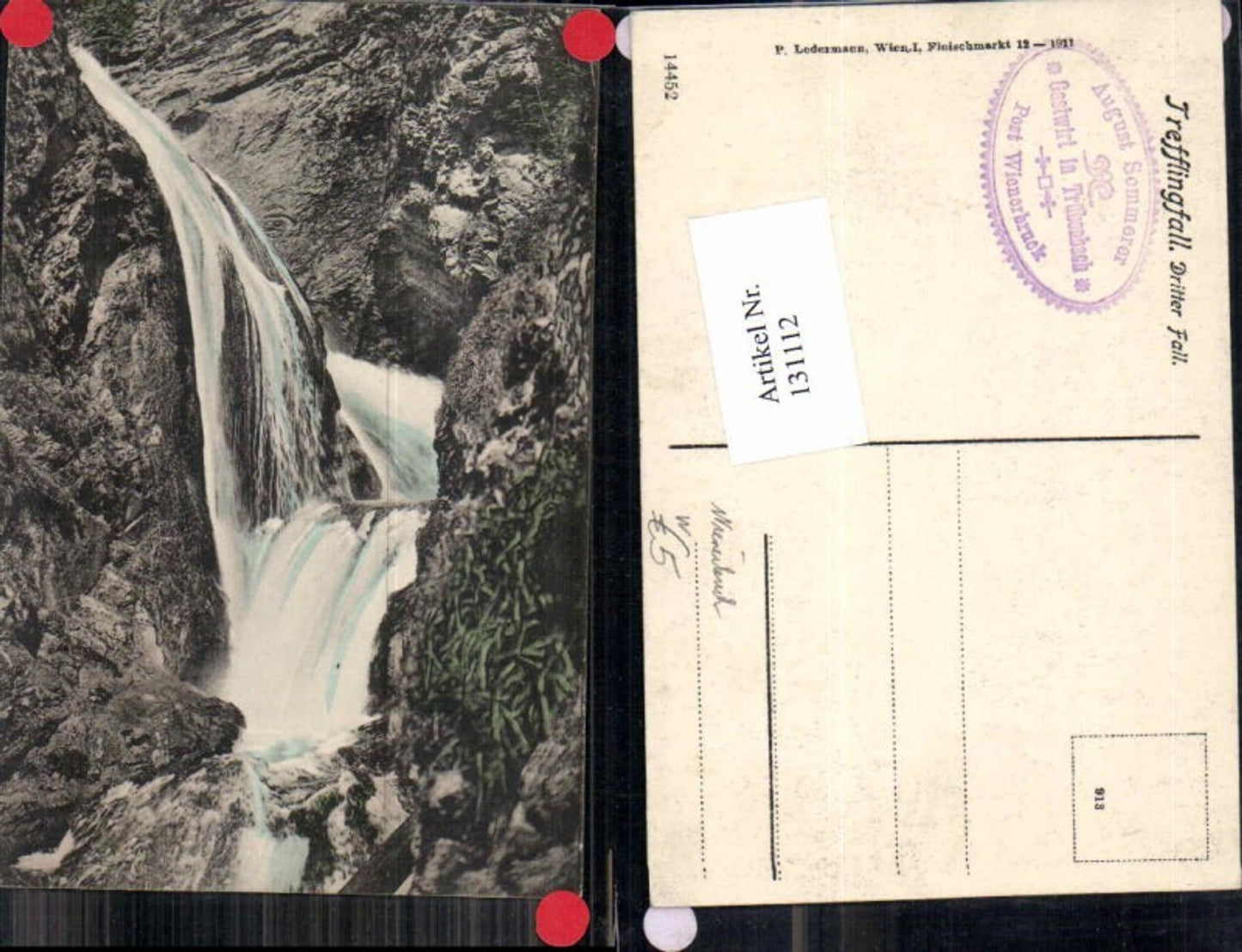 131112,Trefflingfall Dritter Fall bei Wienerbruck Tormäuer