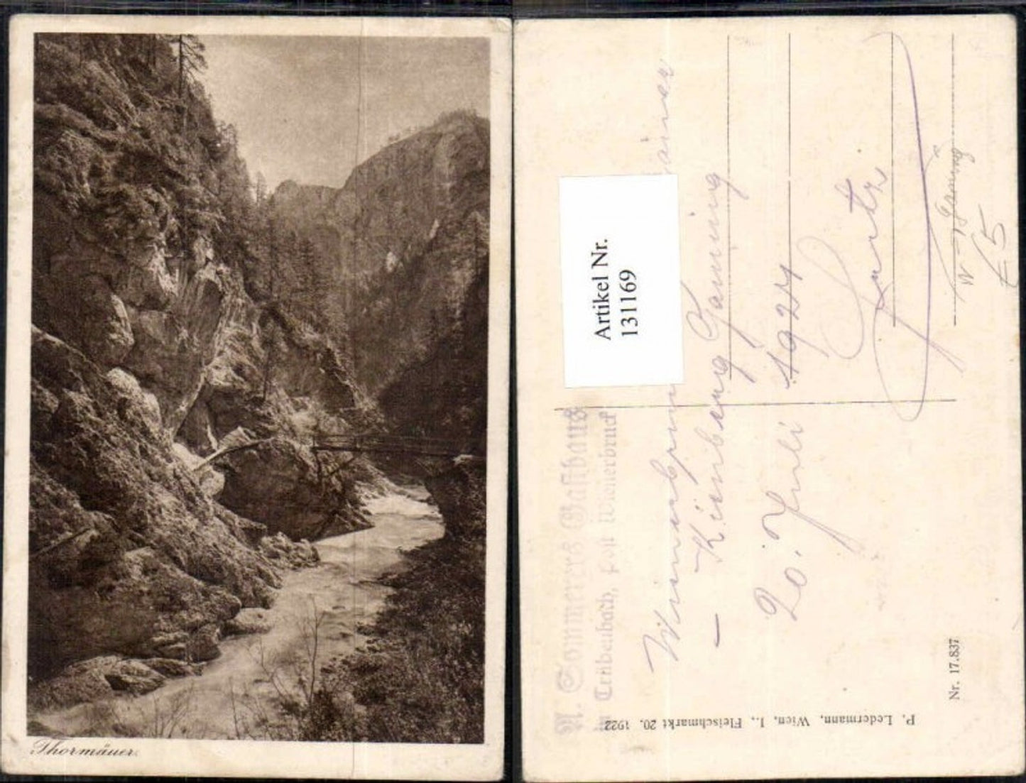 131169,Thormäuer Tormäuer Ötschergräben bei Kienberg Gaming