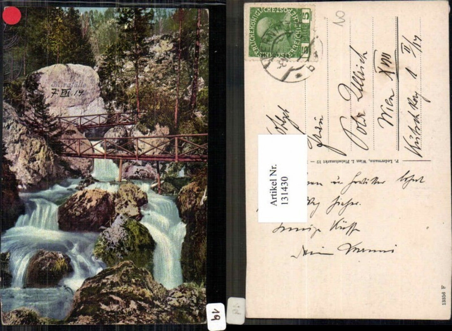 131430,Mirafall Mirafälle bei Pernitz Muggendorf Weissenbach a.d. Triesting