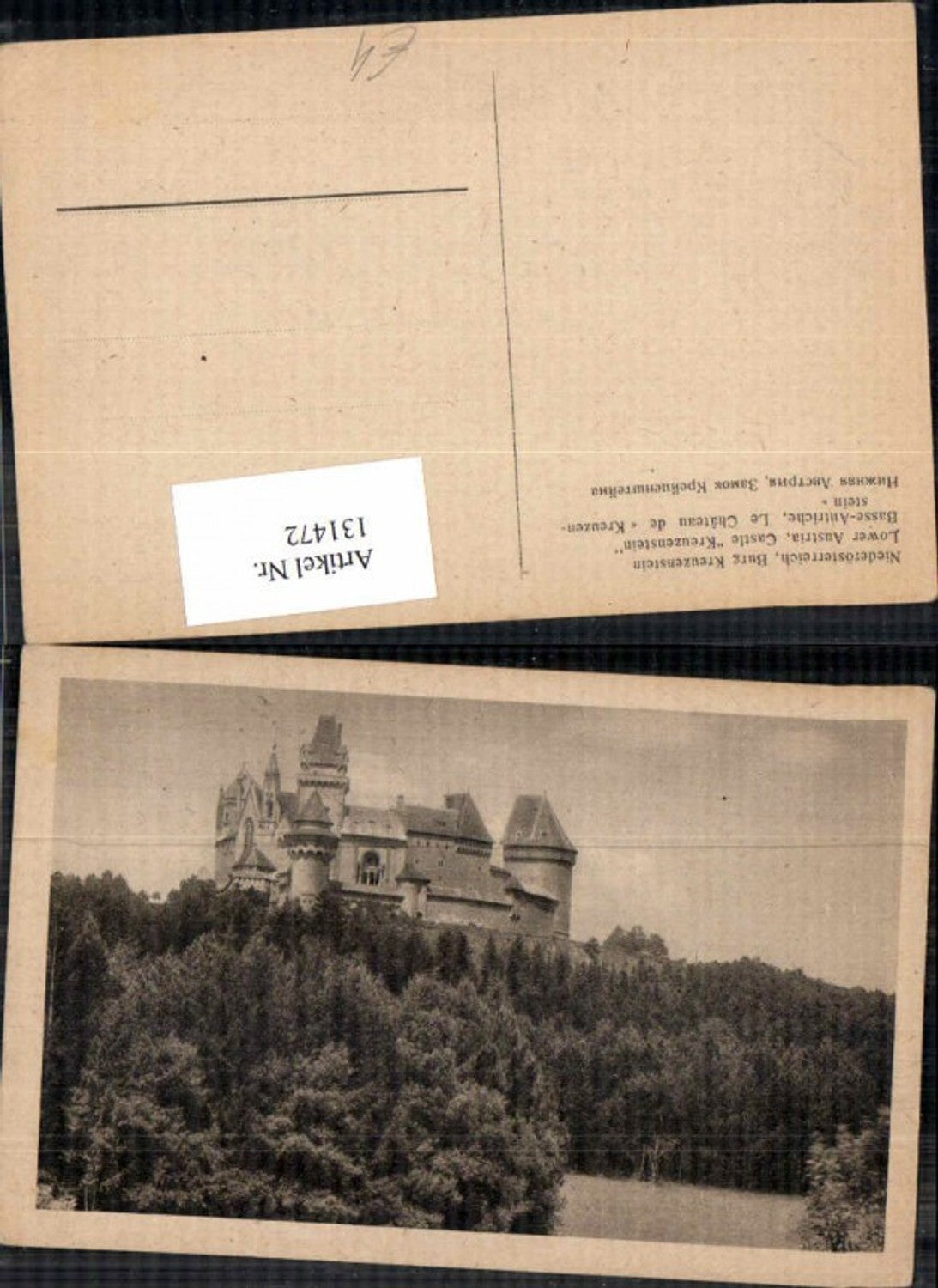 131472,Burg Kreuzenstein bei Korneuburg