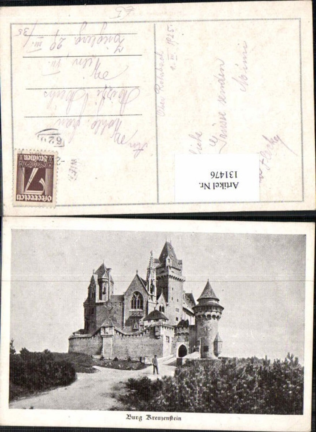 131476,Burg Kreuzenstein bei Korneuburg 1915