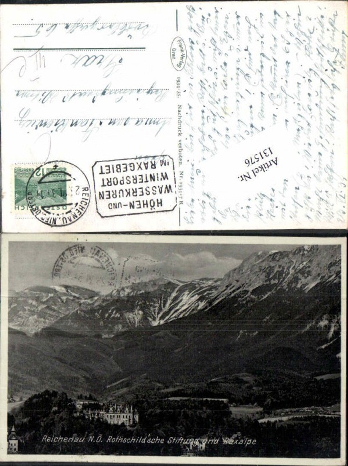 131576,Reichenau a.d. Rax Schloss Rothschild
