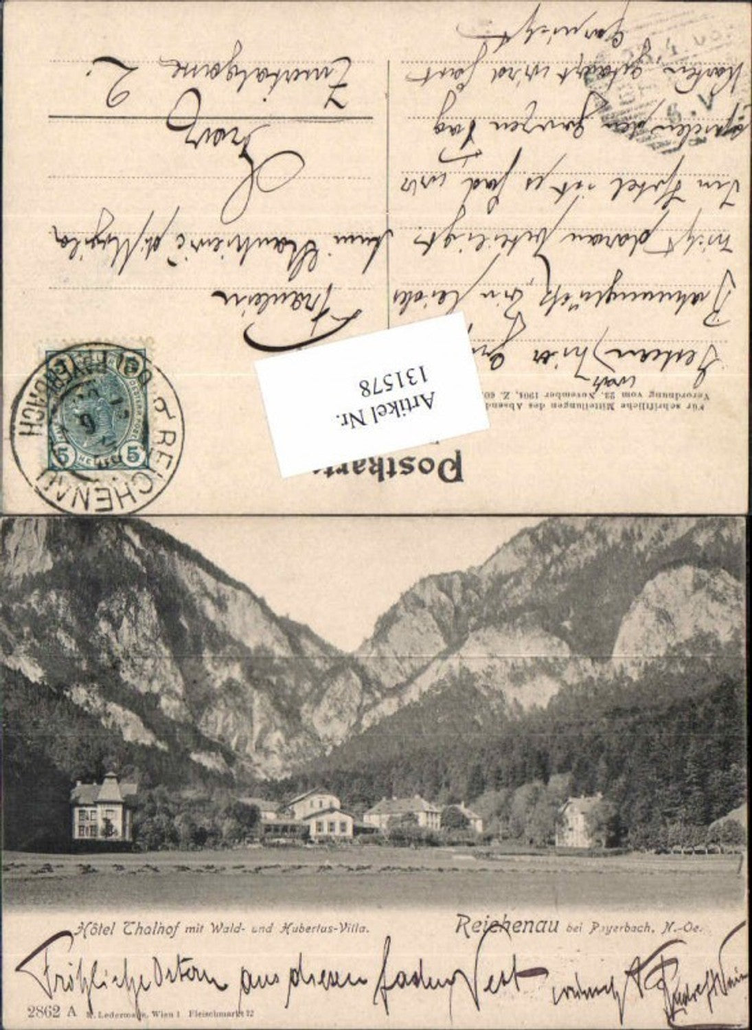131578,Thalhof bei Reichenau a.d. Rax Hubertus Villa bei Payerbach