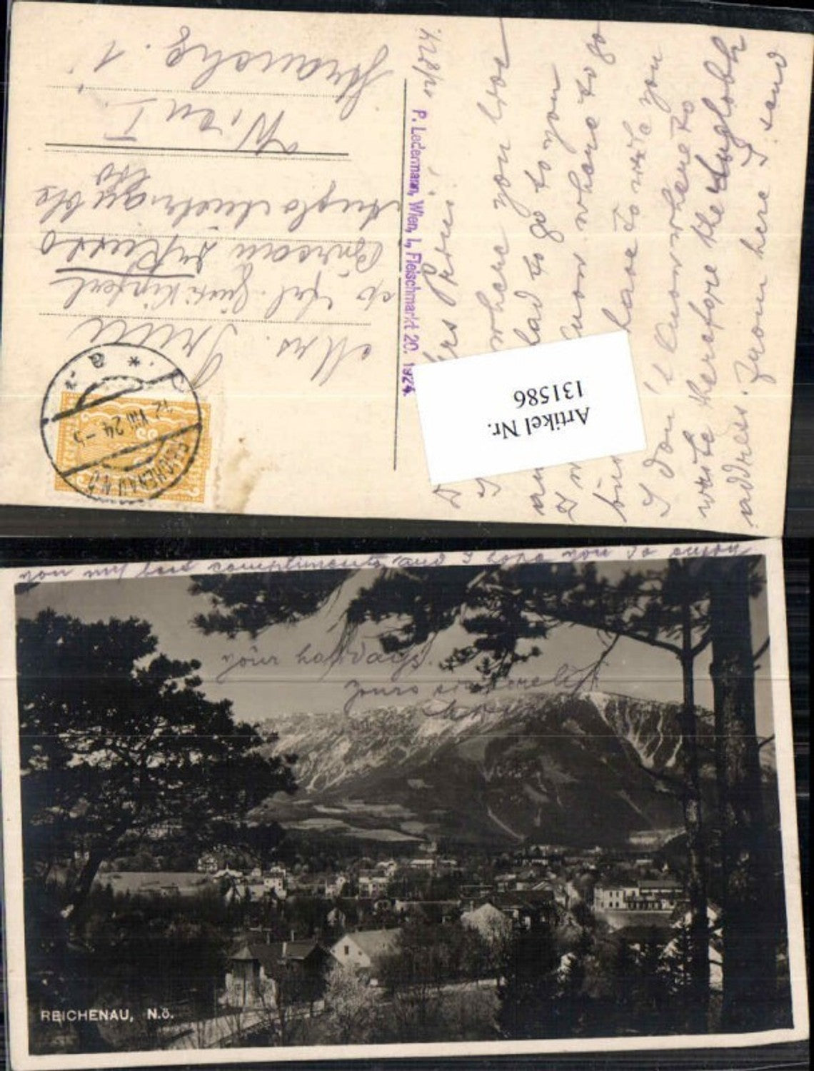 131586,Reichenau a.d. Rax 1924