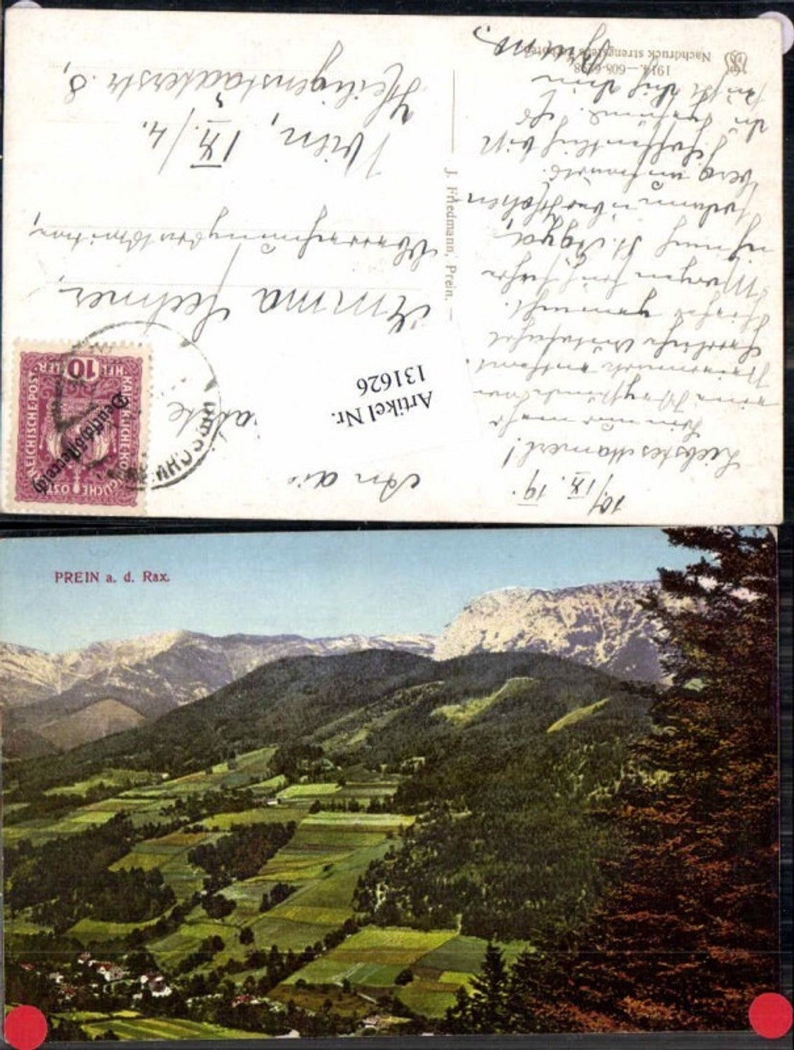 131626,Prein a.d. Rax 1914