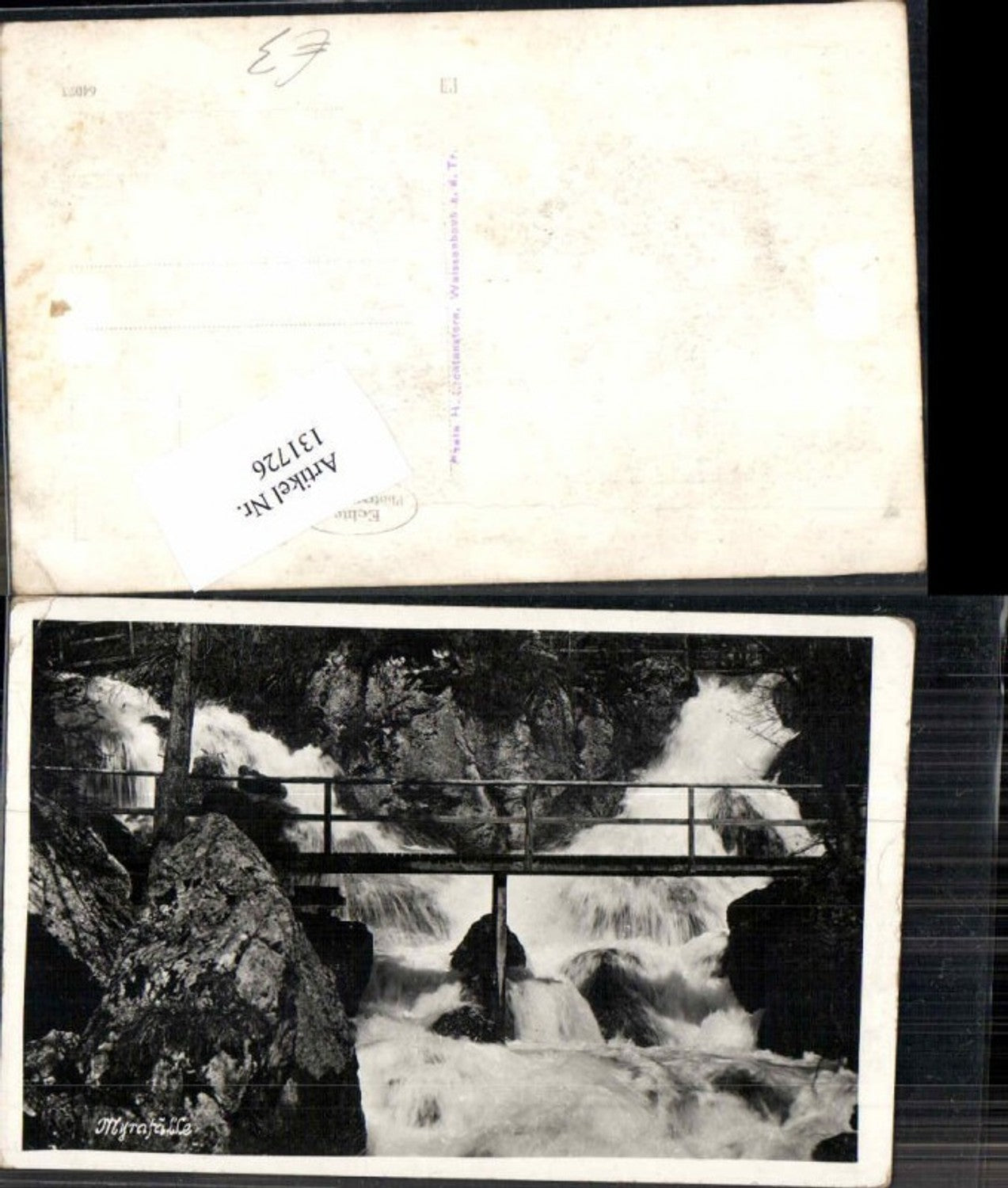 131726,Mirafall Mirafälle bei Pernitz Muggendorf Weissenbach a.d. Triesting