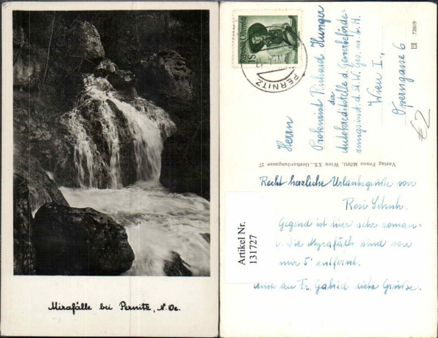 131727,Mirafall Mirafälle bei Pernitz Muggendorf Weissenbach a.d. Triesting