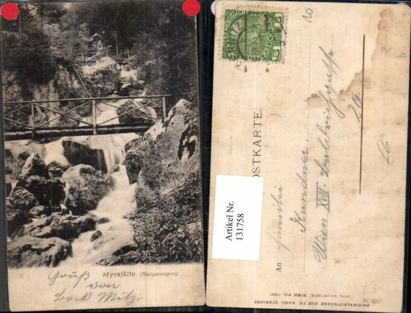 131758,Mirafall Mirafälle bei Pernitz Muggendorf Weissenbach a.d. Triesting