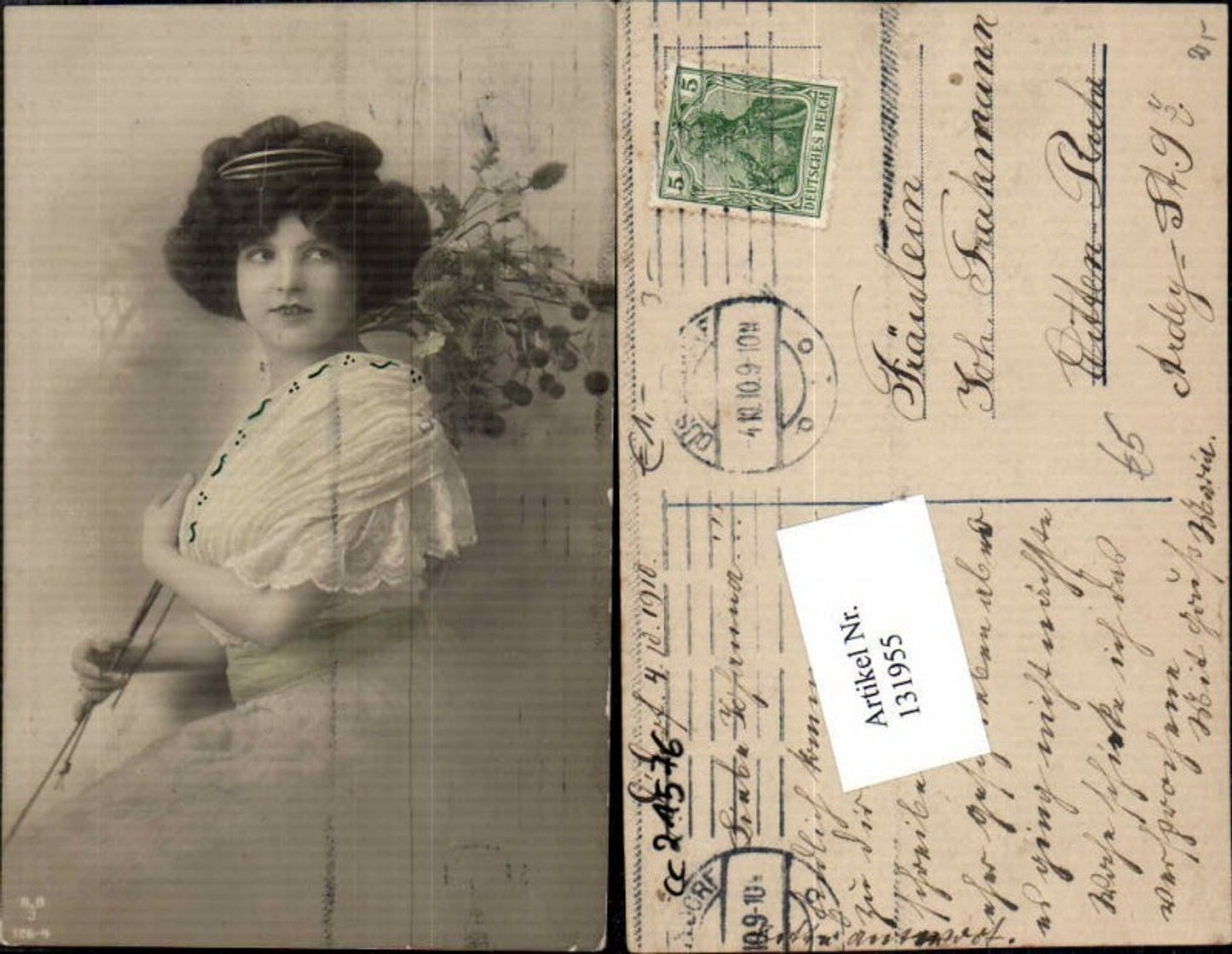 131955,Tolles Portrait Kind Blumen Kleid