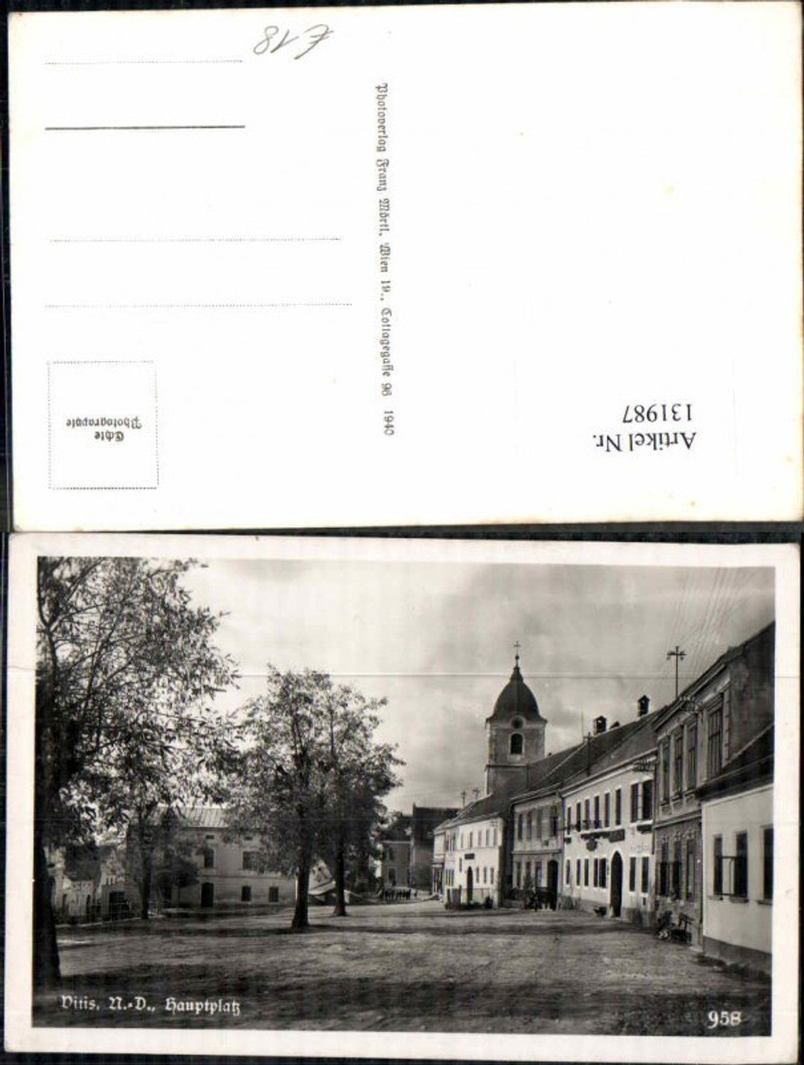 131987,Vitis Hauptplatz 1940