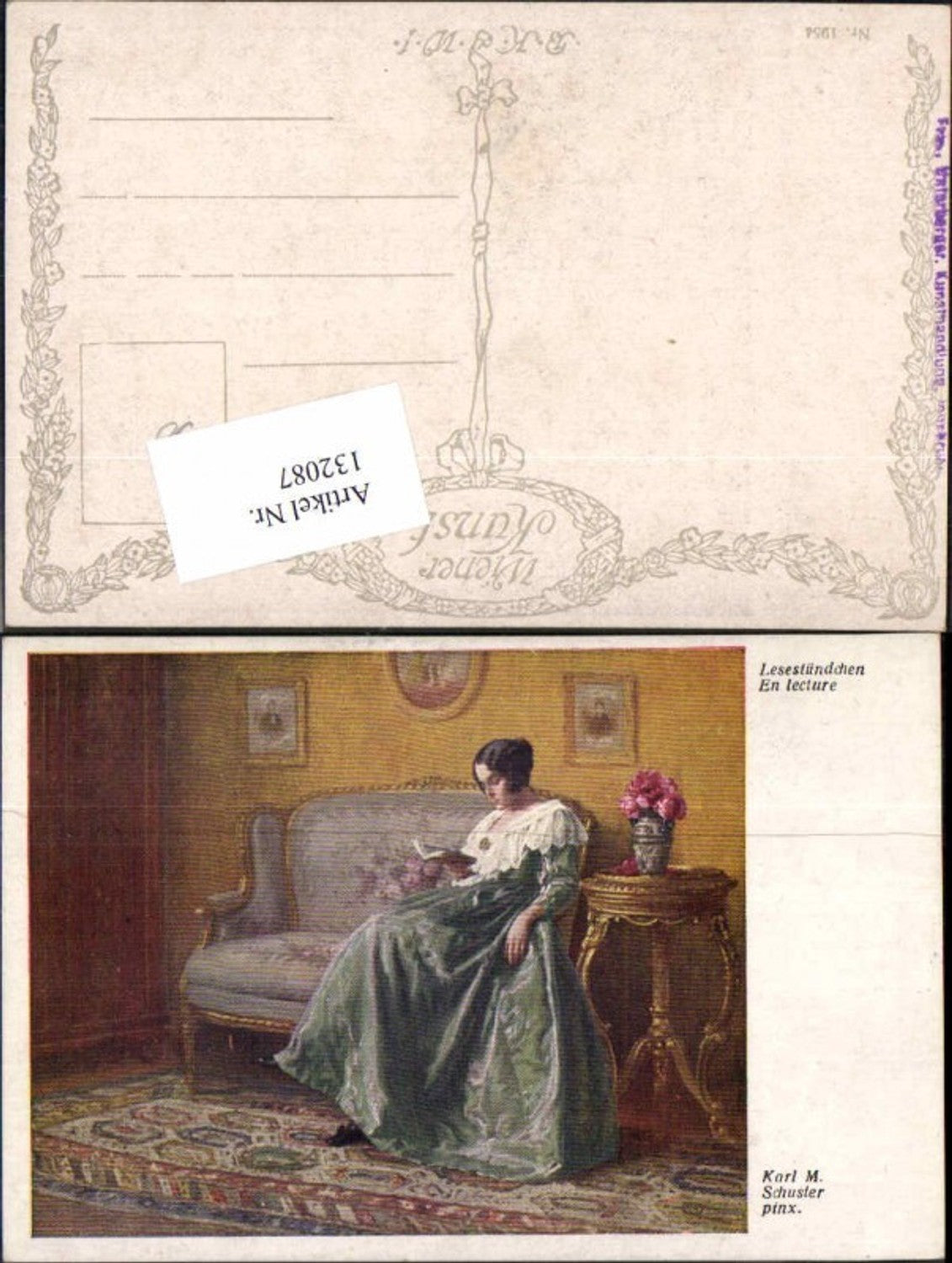 132087,Karl Maria Schuster Lesestündchen B.K.W.I 1954