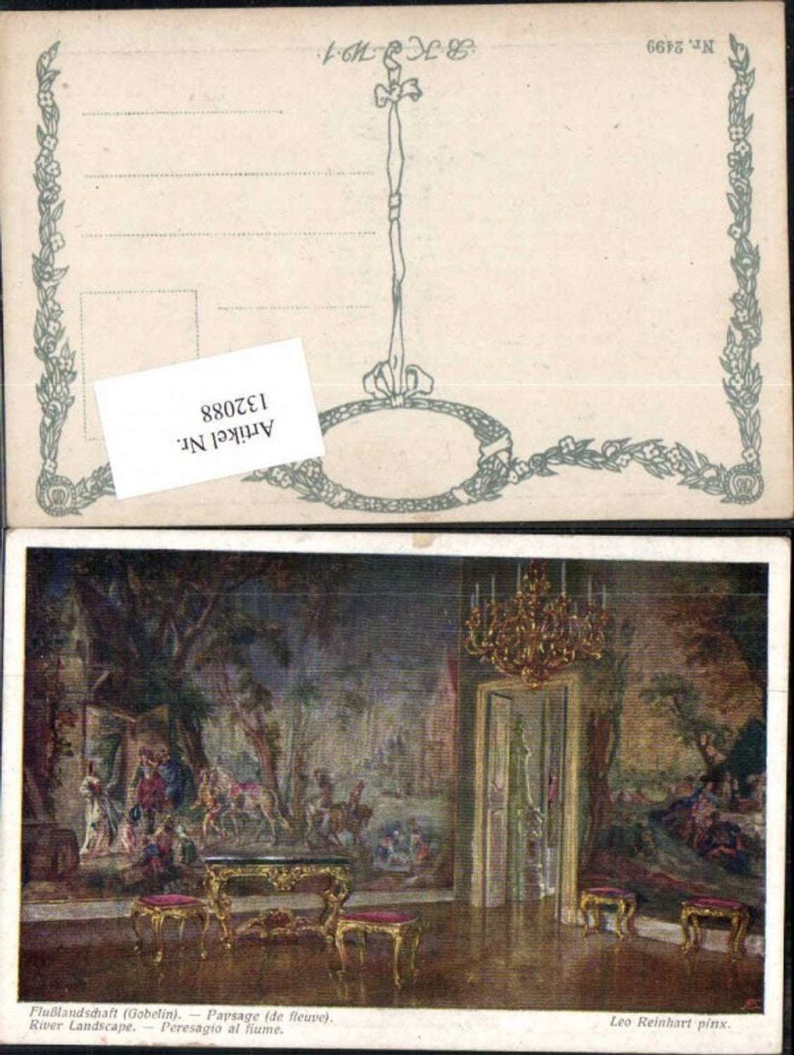 132088,Leo Reinhart Flußlandschaft B.K.W.I 2499