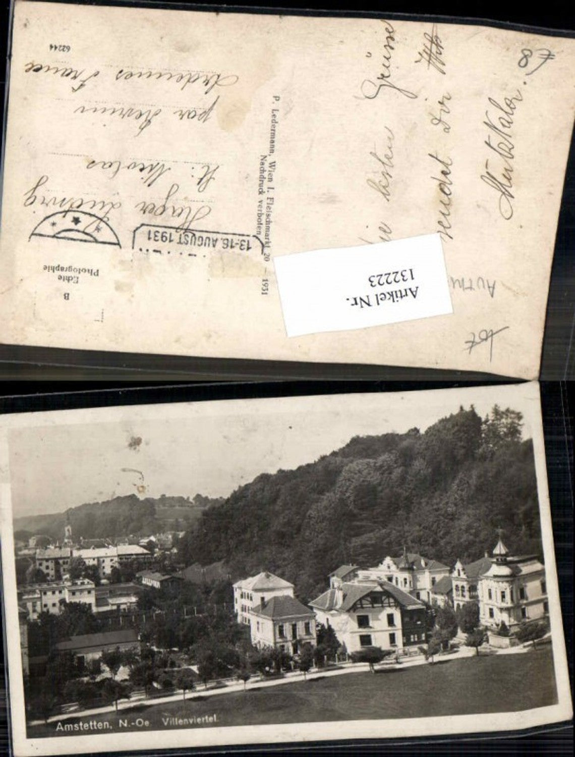 132223,Amstetten Villenviertel Detailansicht