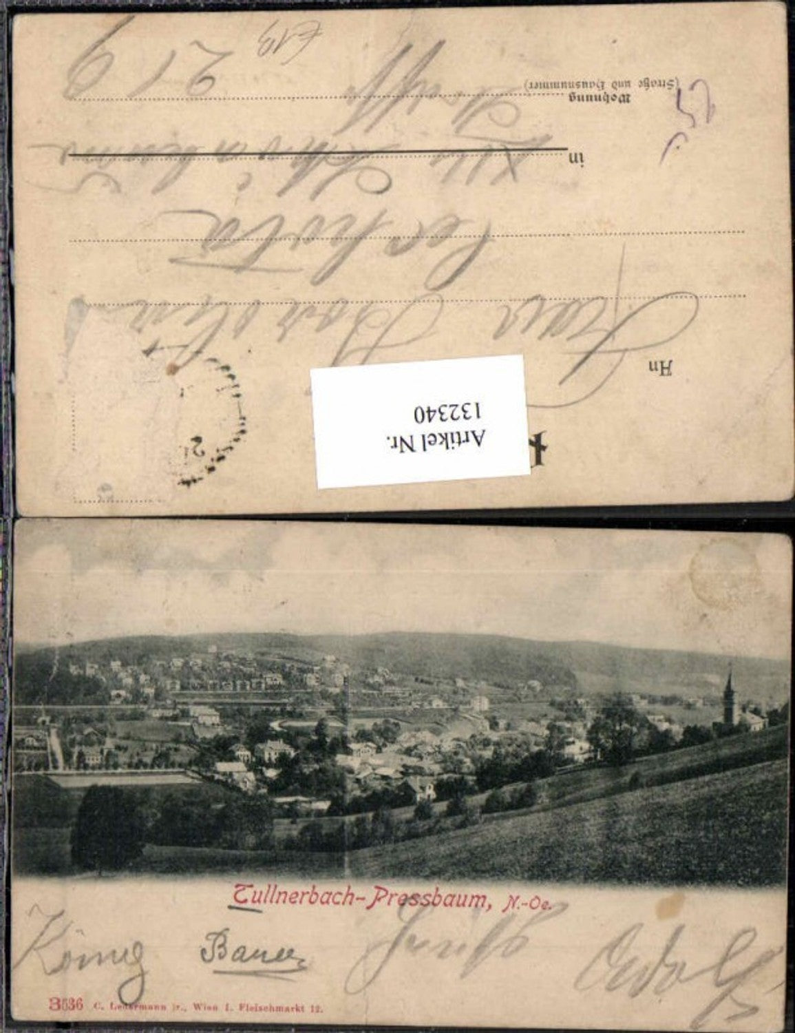 132340,Tullnerbach Pressbaum Totale 1900