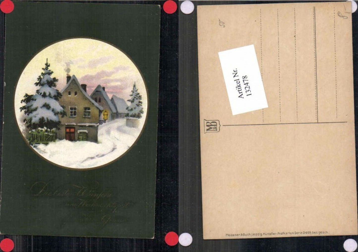 132478,Meissner & Buch Leipzig 2409 Weihnachten