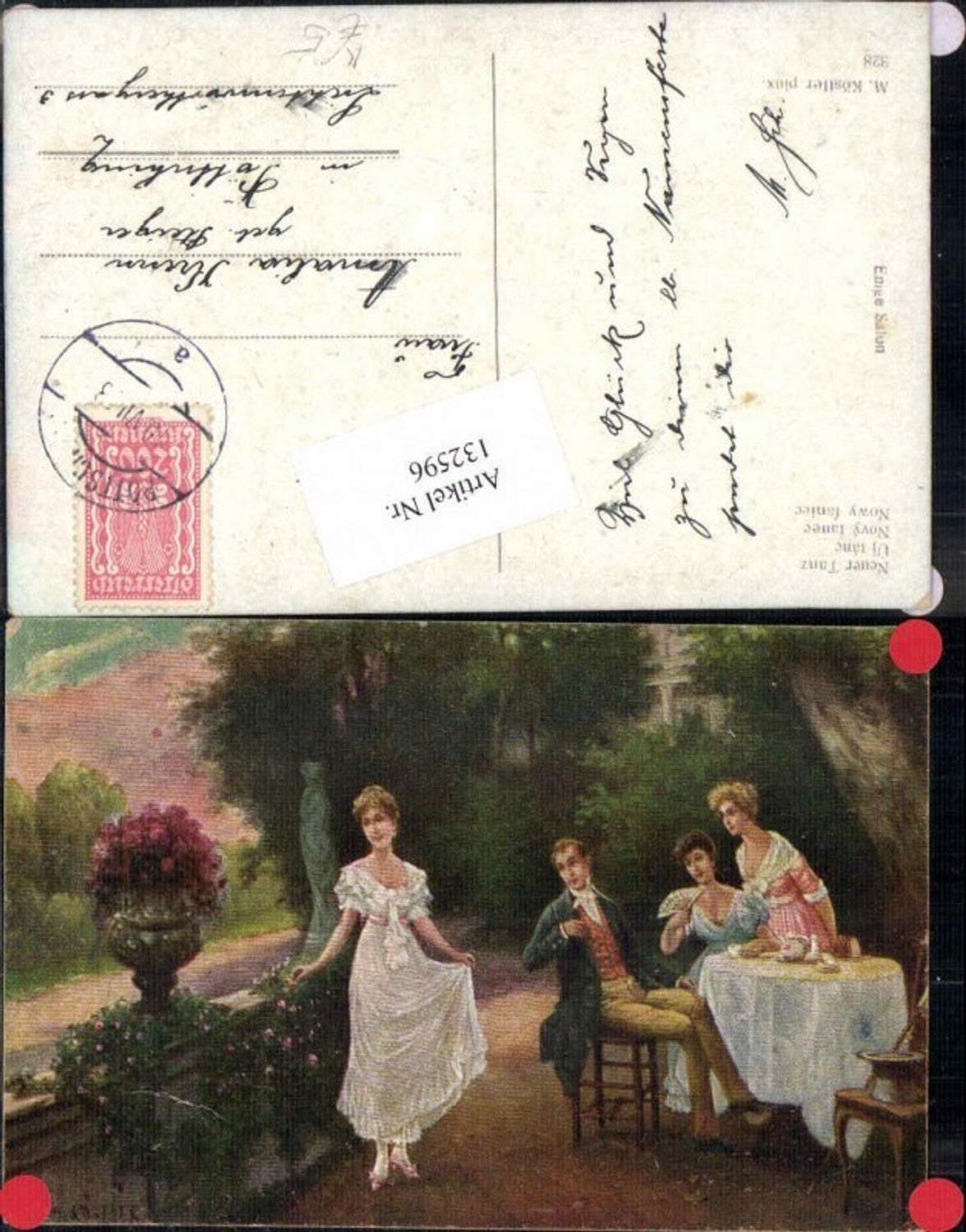 132596,M. Köstler Neuer Tanz Kleid Frau