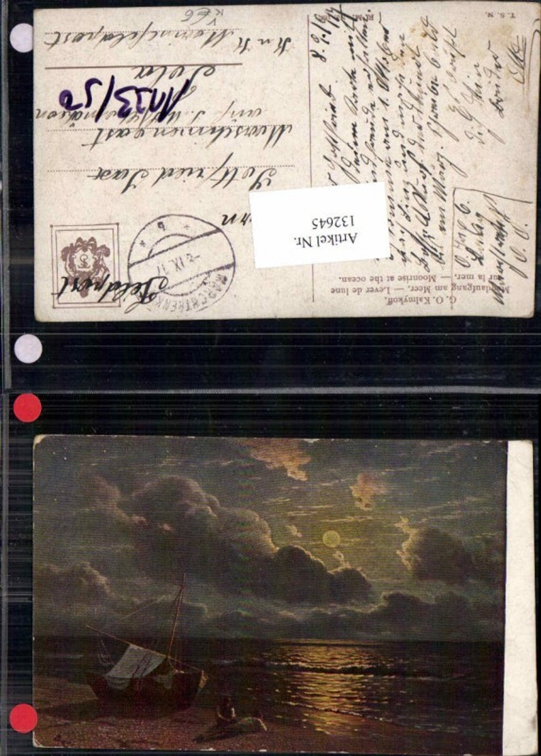 132645,Theo Stroefer G.O. Kalmykoff Russische Meister 168 Feldpost Pola