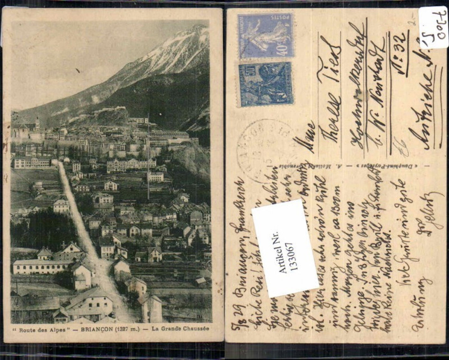 133067,Route des Alpes Briancon La Grande Chaussee
