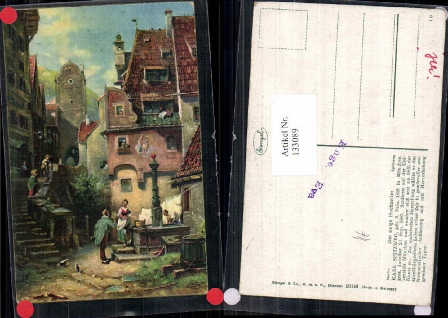 133089,Stengel & Co 29146 Ewige Hochzeiter Spitzweg