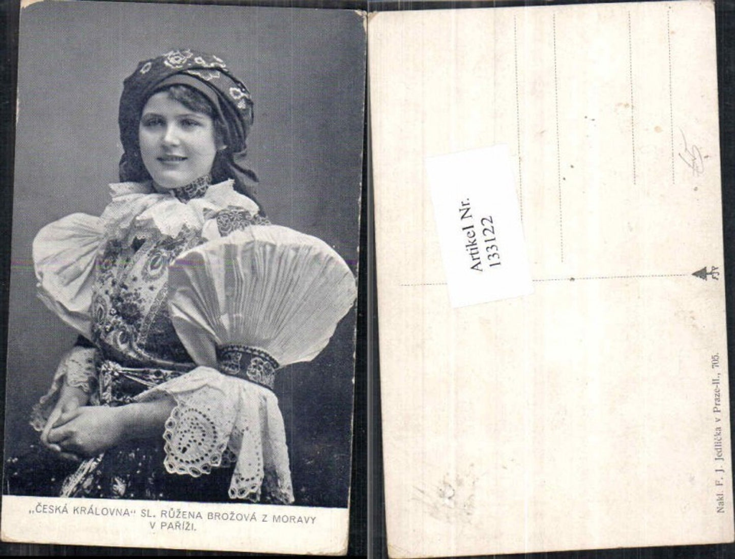 133122,Tracht aus der Tschechei Tschechien Kralovina Königgrätz