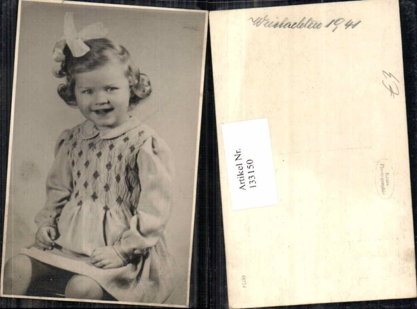 133150,Süsses Mädchen m. Haarschlaufe Schlaufe