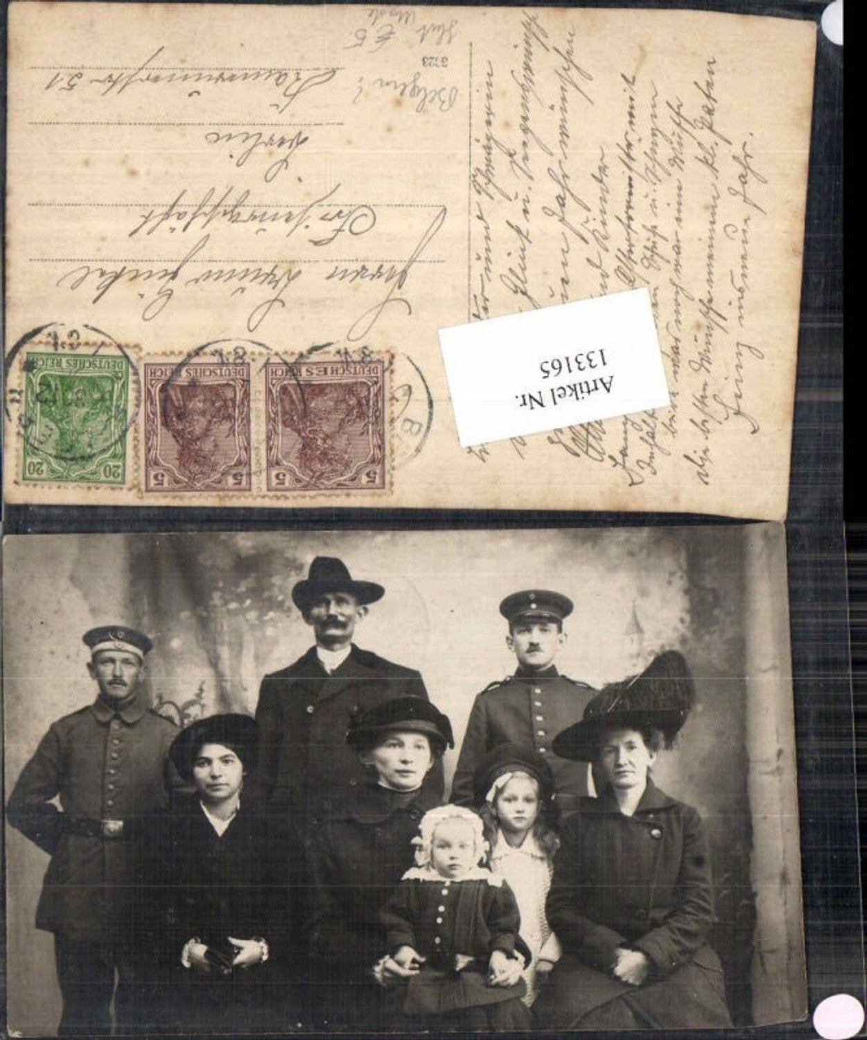 133165,familie Frau mit Hut und Soldaten