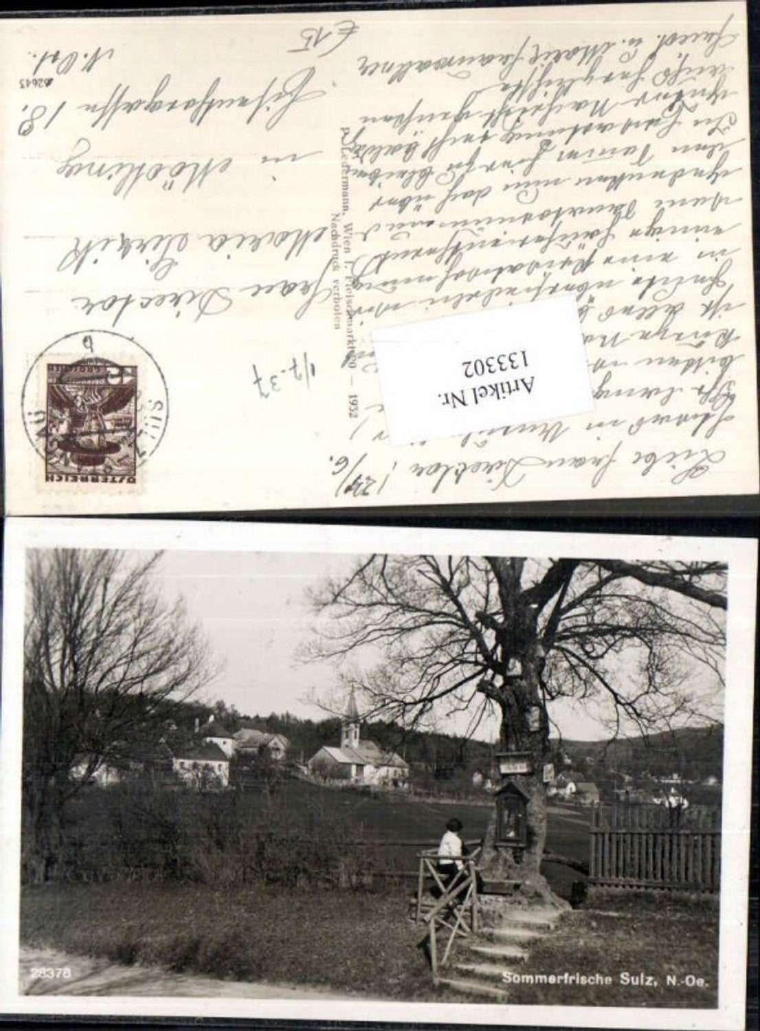 133302,Sommerfrische Sulz Stangau Partie im Ort