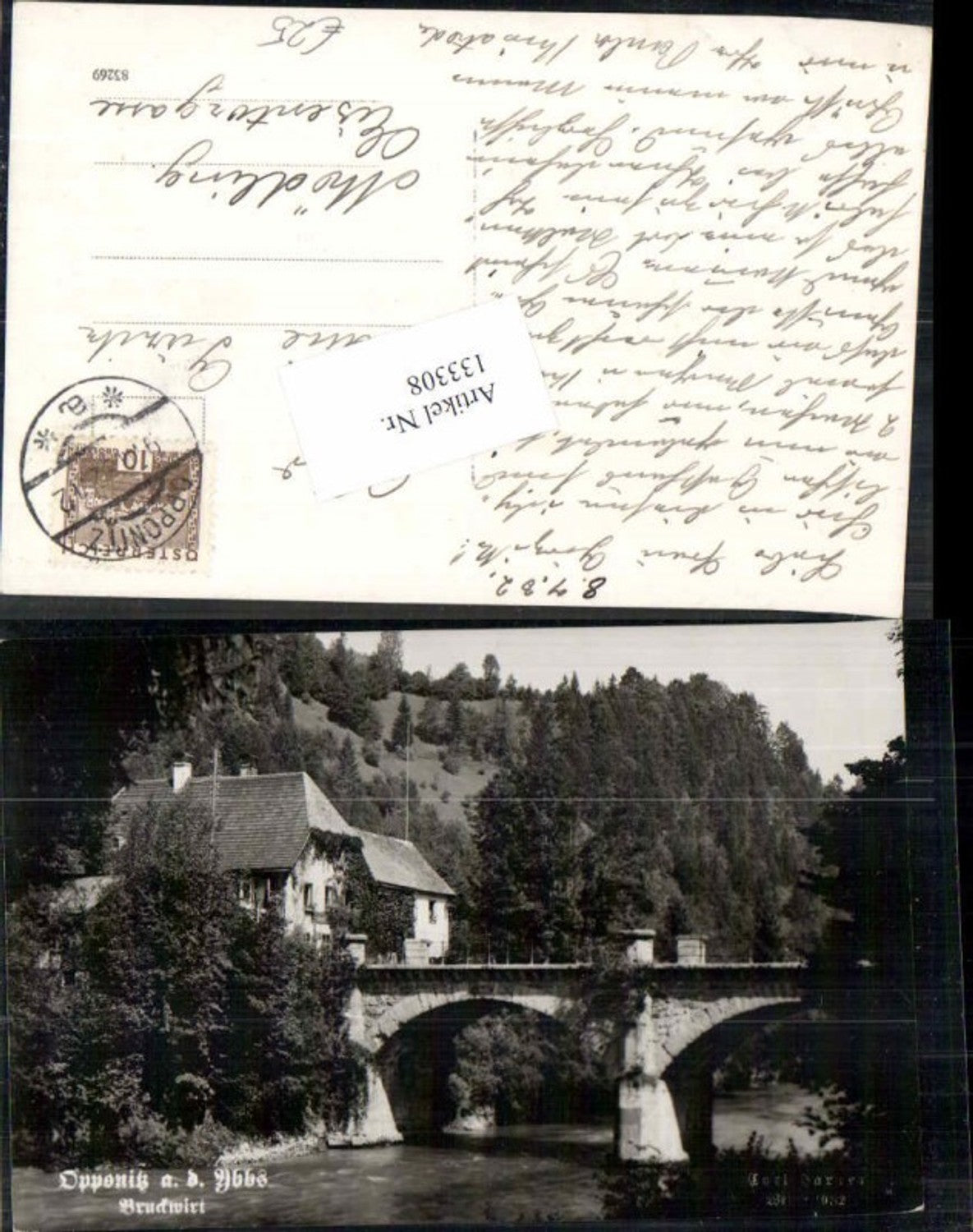 133308,Opponitz a.d. Ybbs Bruckwirt Gasthaus Seltene Partie