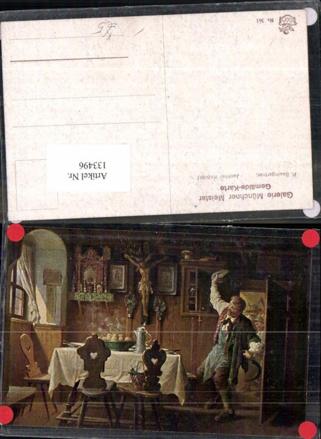 133496,P. Baumgartner Juchel Knödel Galerie Münchner Meister 361