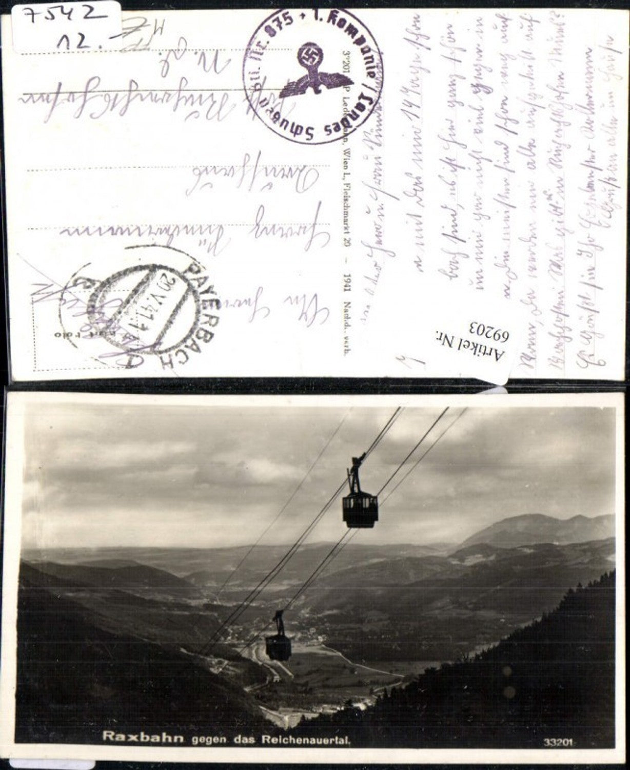 69203,Rax Seilbahn Gondel Reichenau