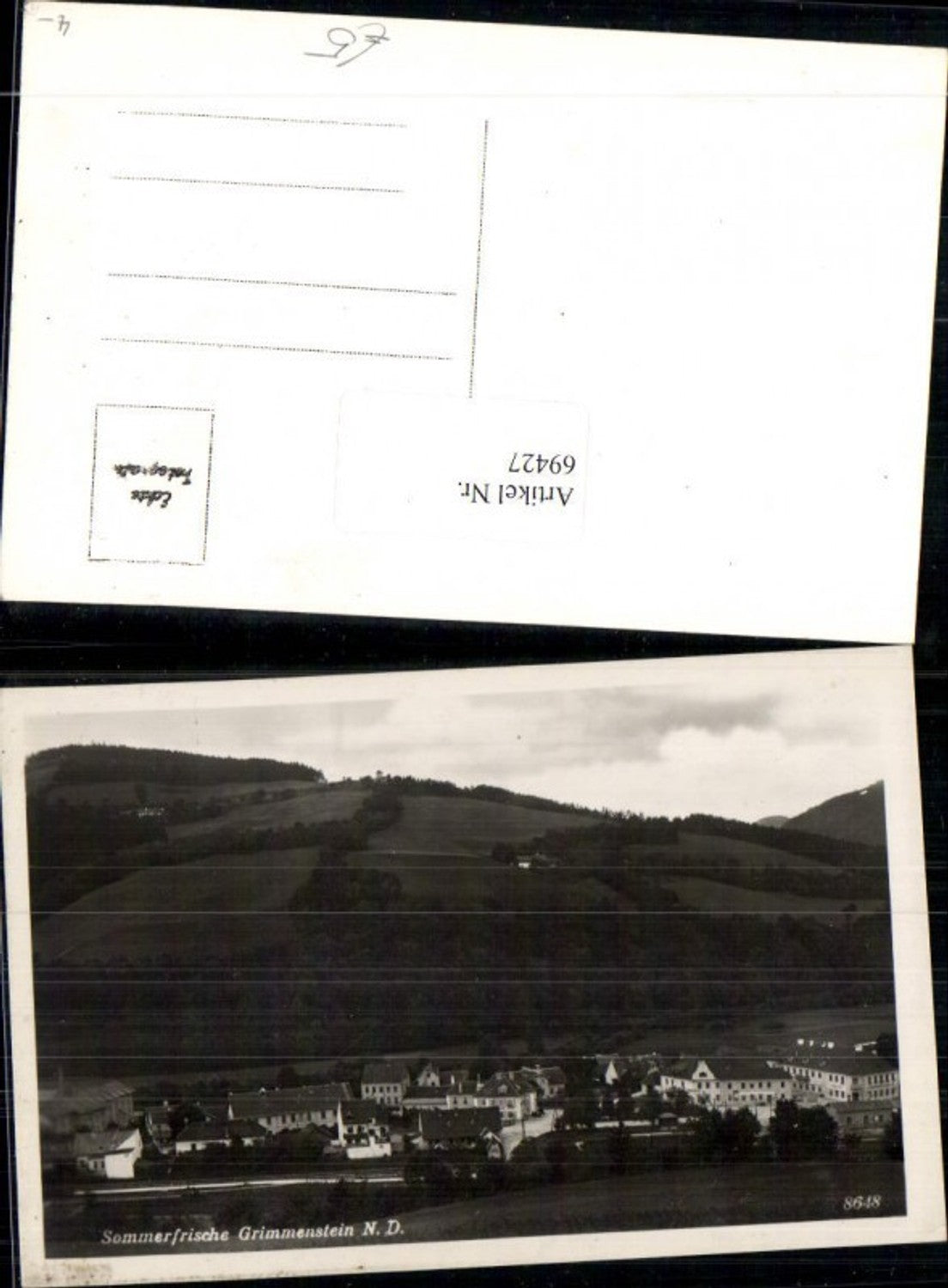 69427,Sommerfrische Grimmenstein Ortsansicht