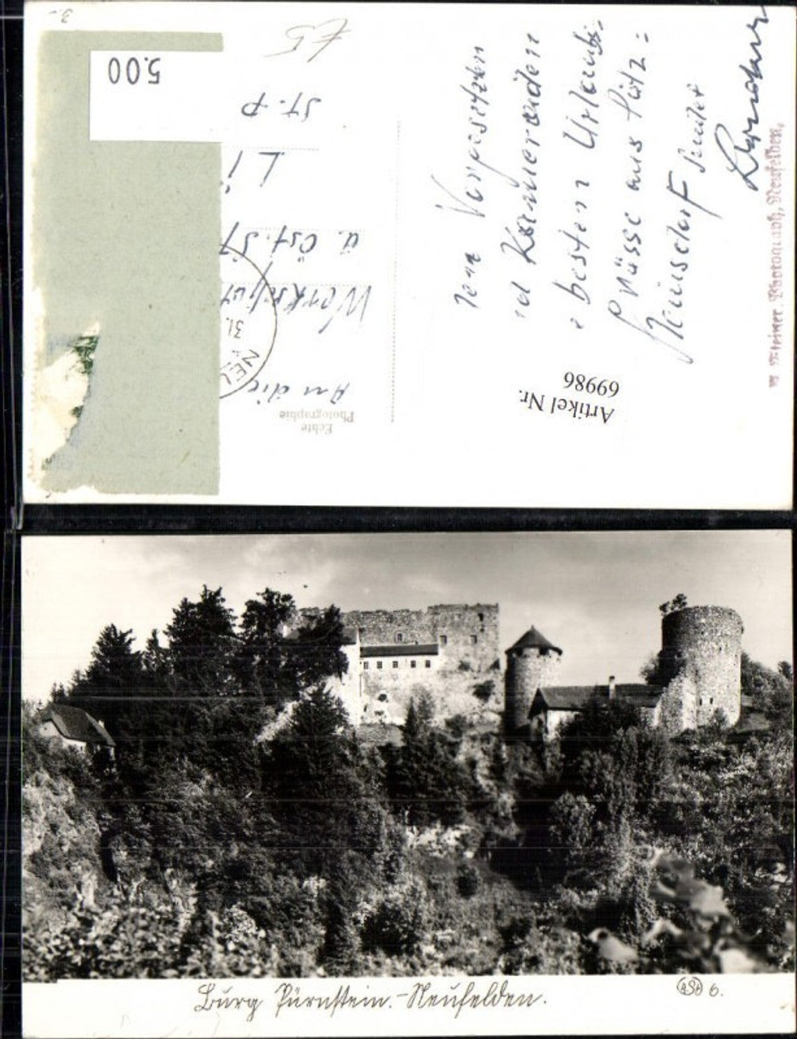 69986,Burg Pürnstein bei Neufelden Rohbach