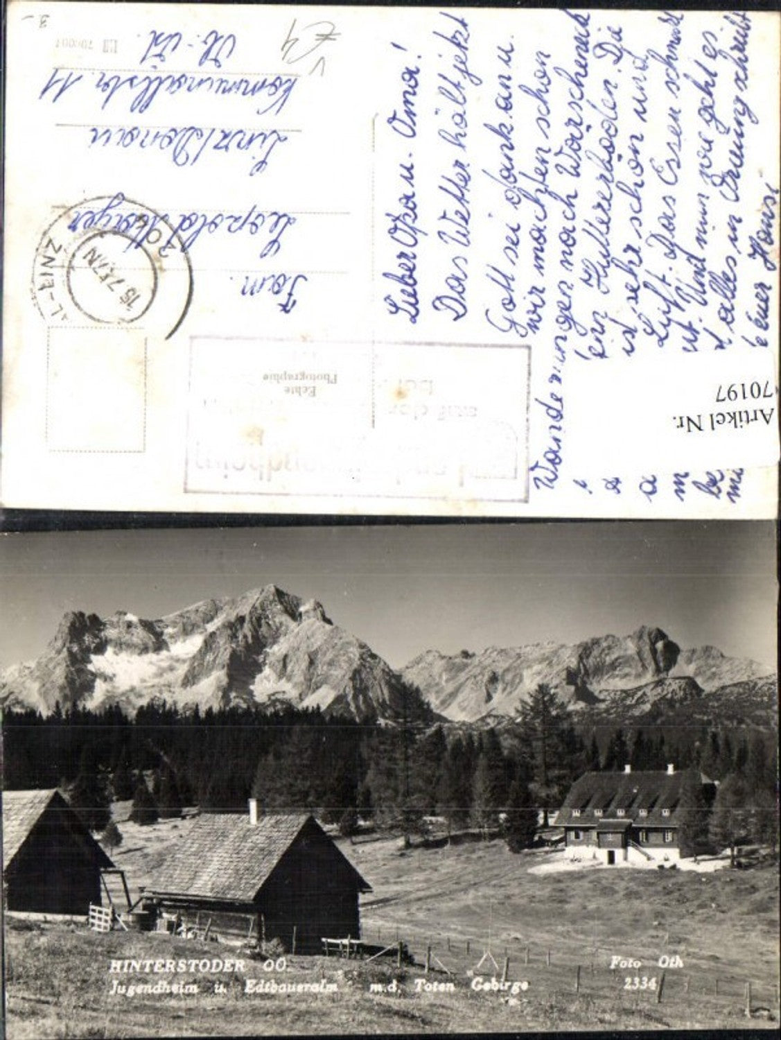 70197,Hinterstoder Jugenheim pub Oth 2334