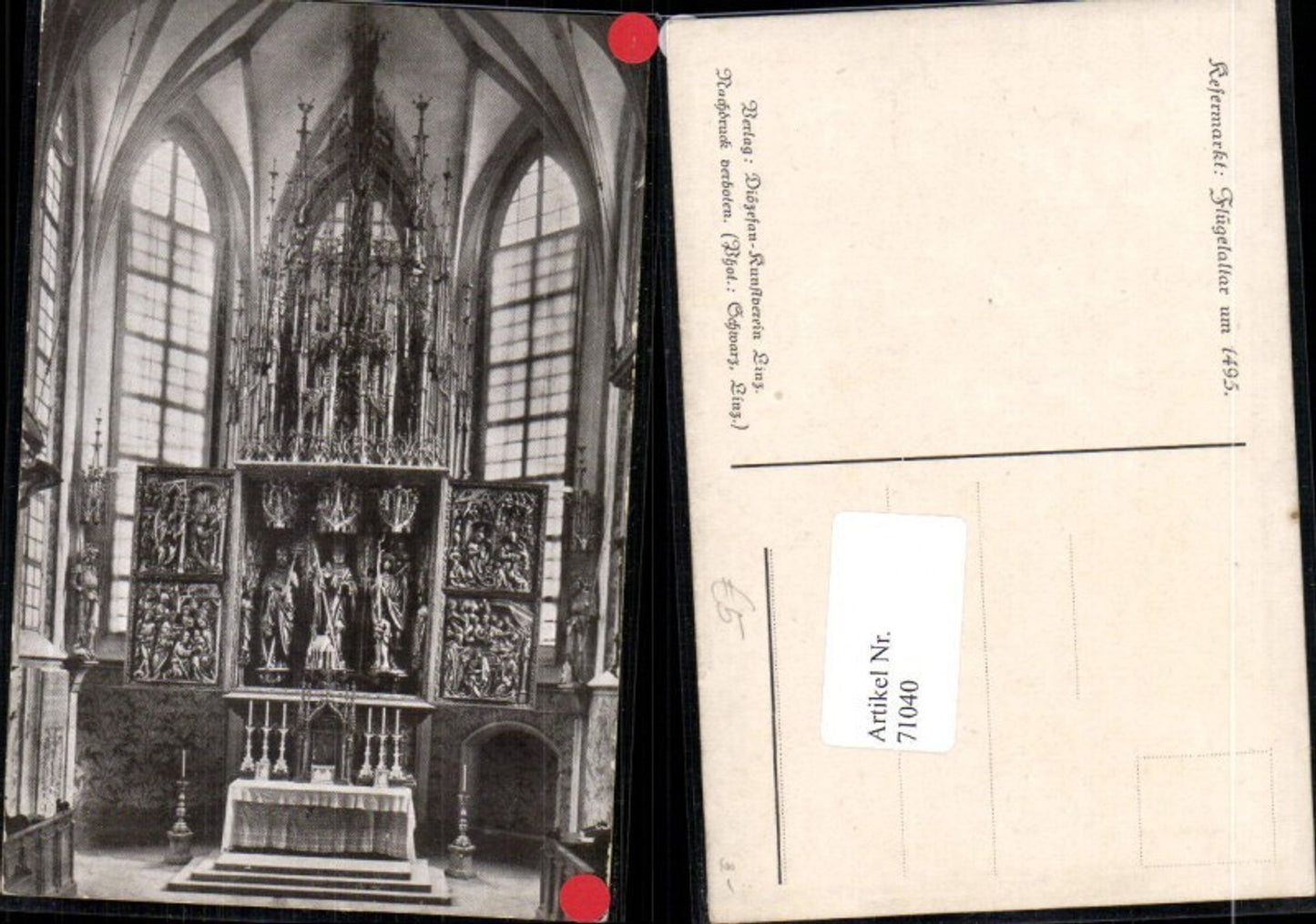 71040,Kefermarkt im Mühlviertel Flügelaltar Kirche