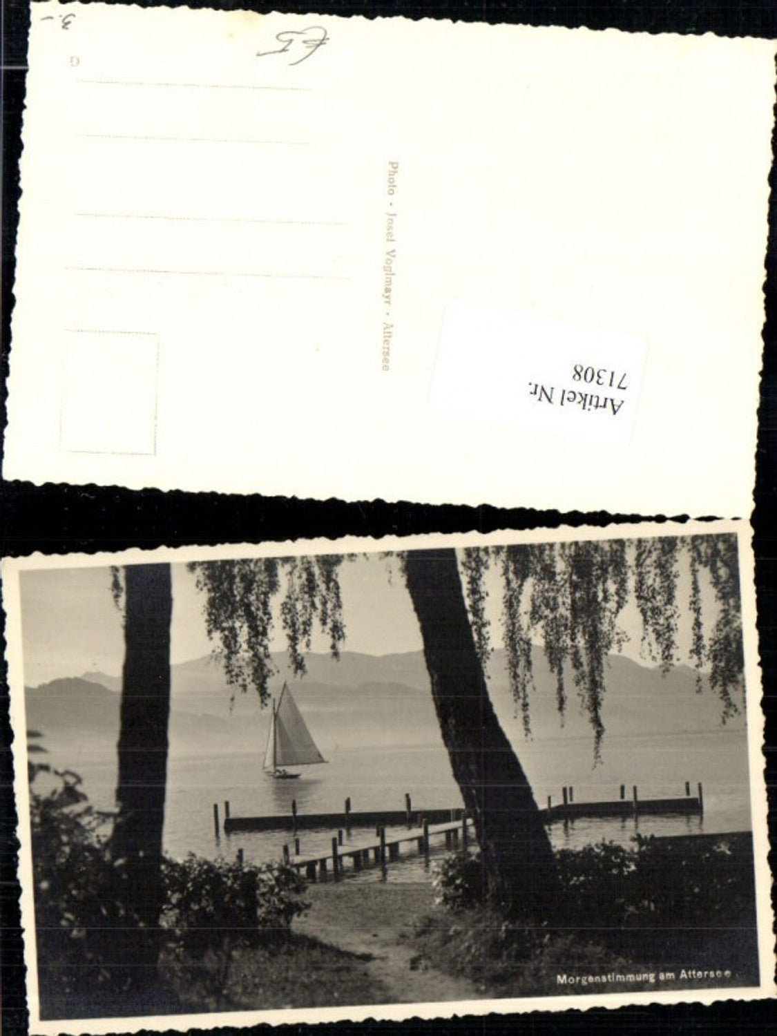 71308,Attersee Seewalchen Kammer Segelboot Boot