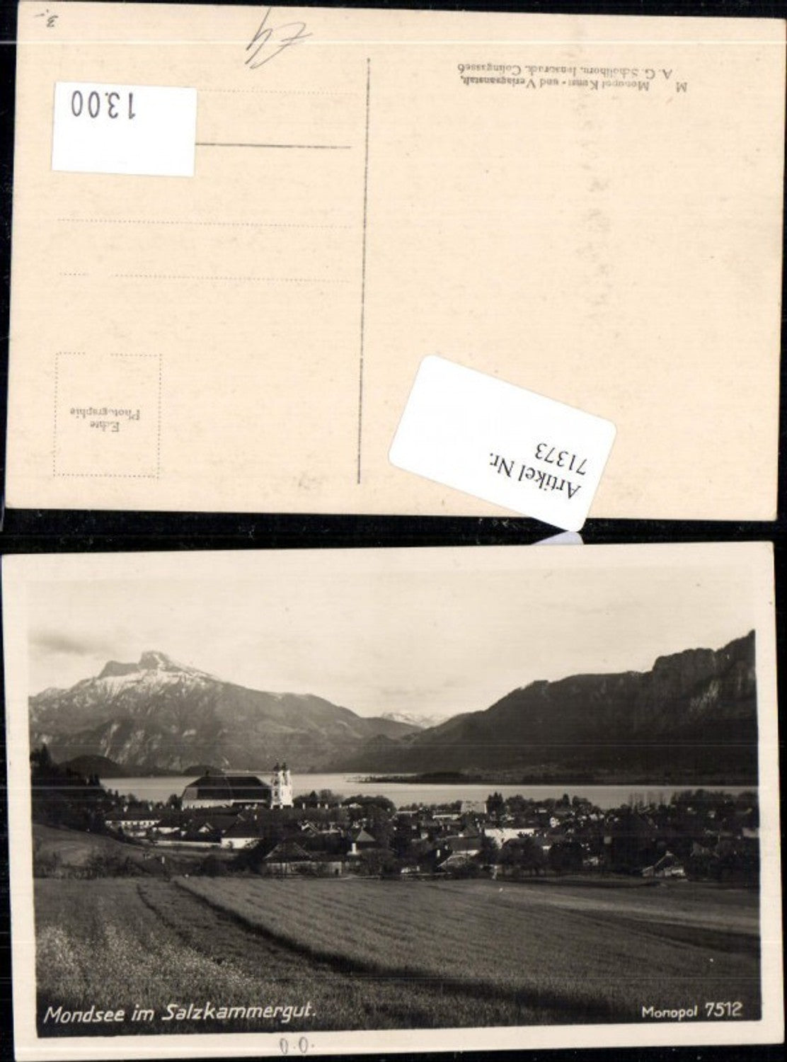 71373,Mondsee im Salzkammergut Ortsansicht
