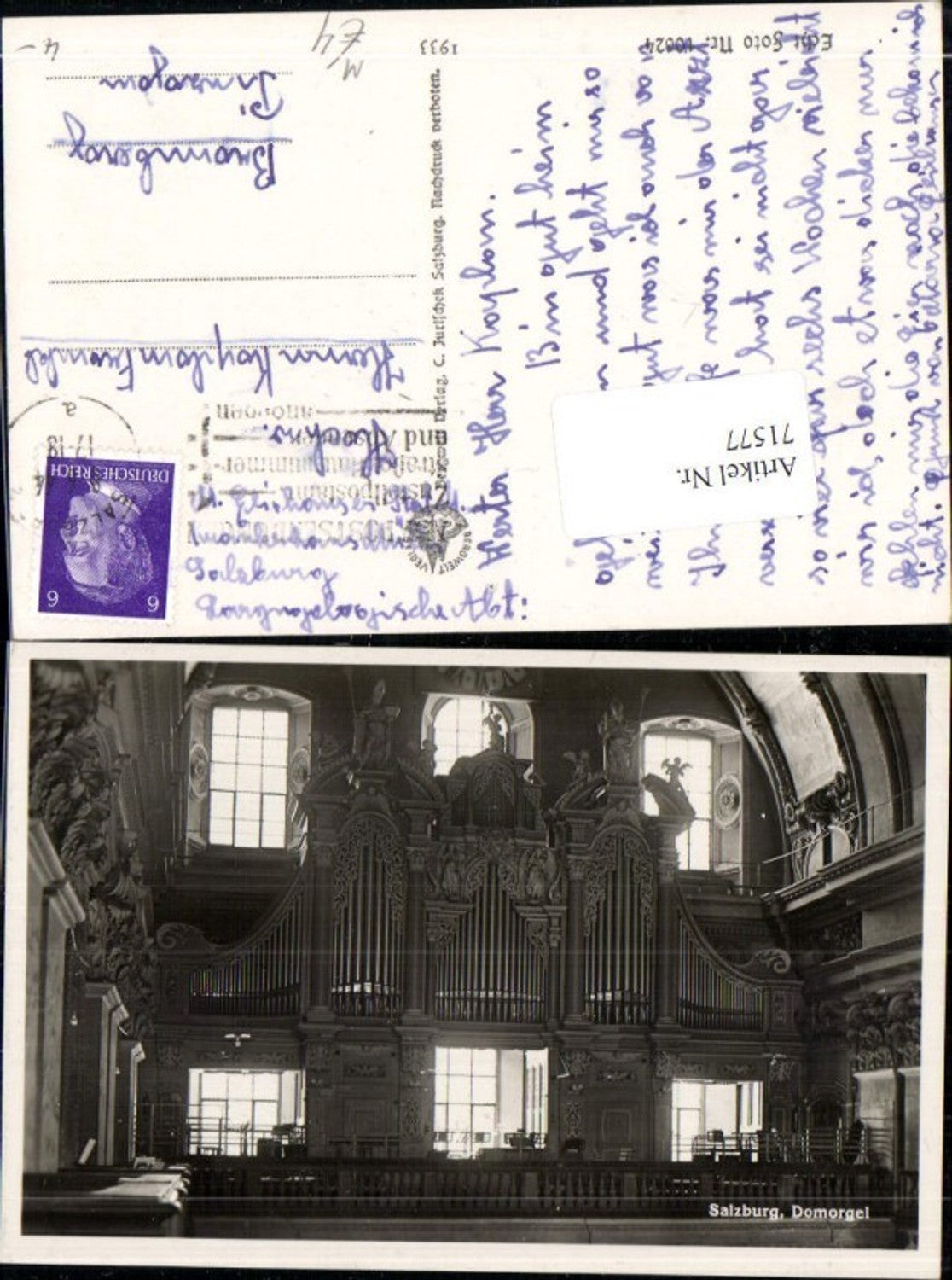 71577,Salzburg Domorgel Orgel