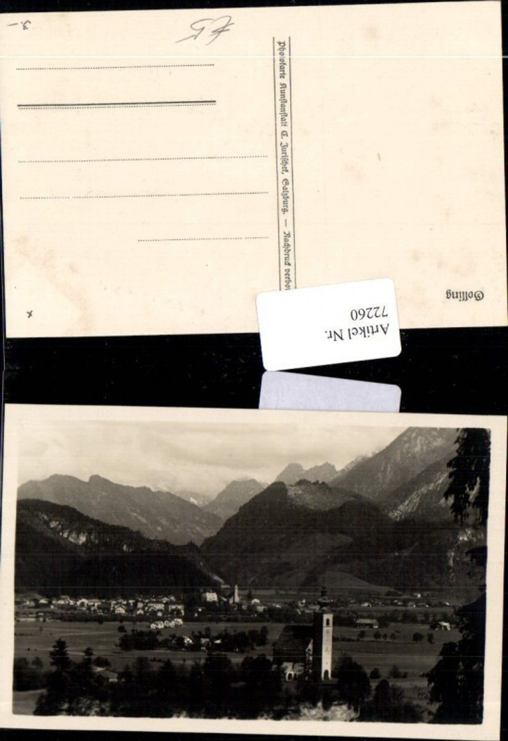 72260,Golling Ortsansicht Kirche