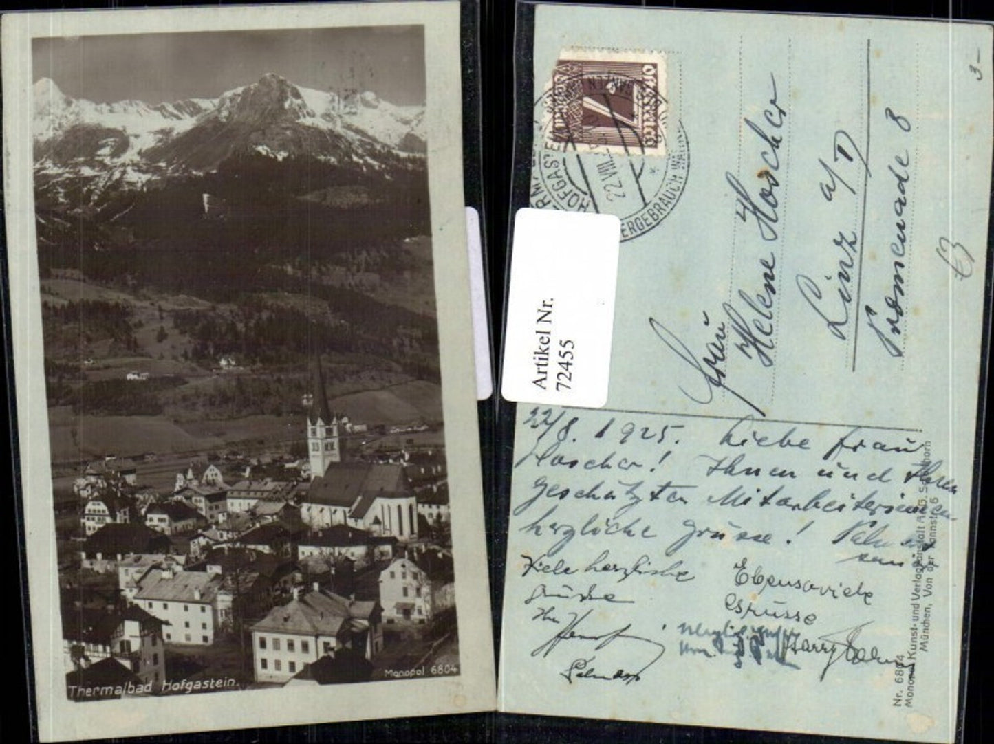 Alte Ansichtskarte – Old Postcard