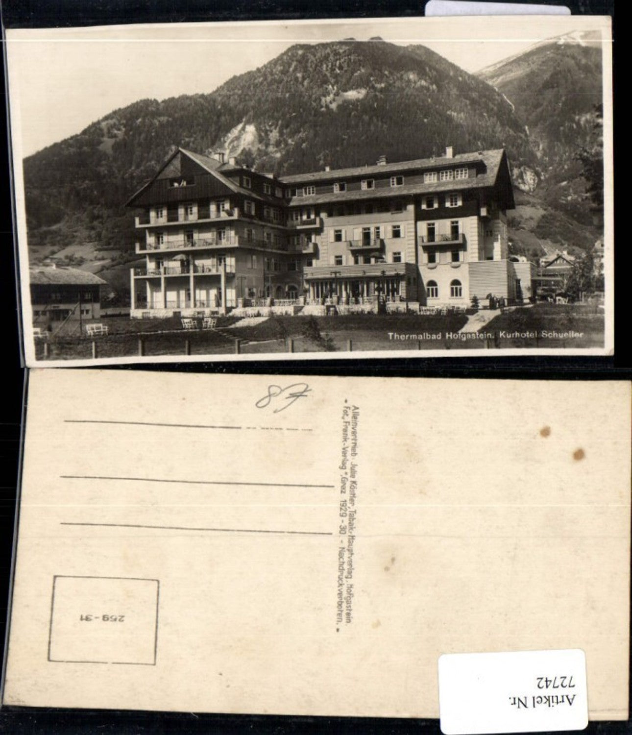 Alte Ansichtskarte – Old Postcard