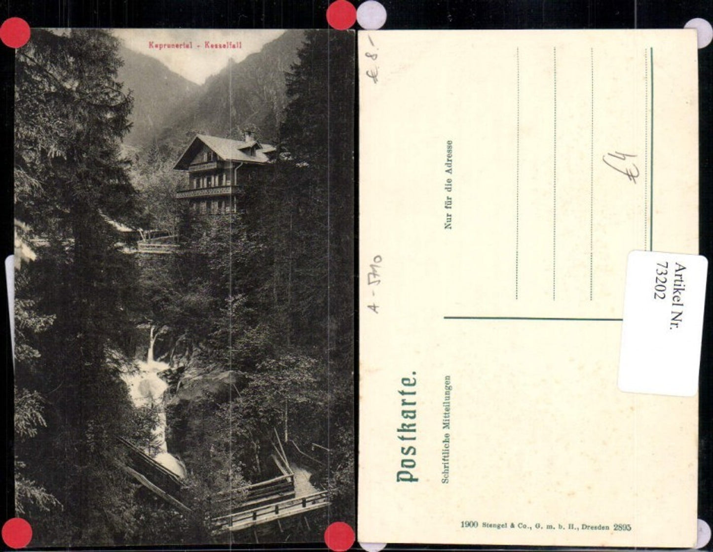 73202,Kaprunertal Kesselelfall Hütte Haus