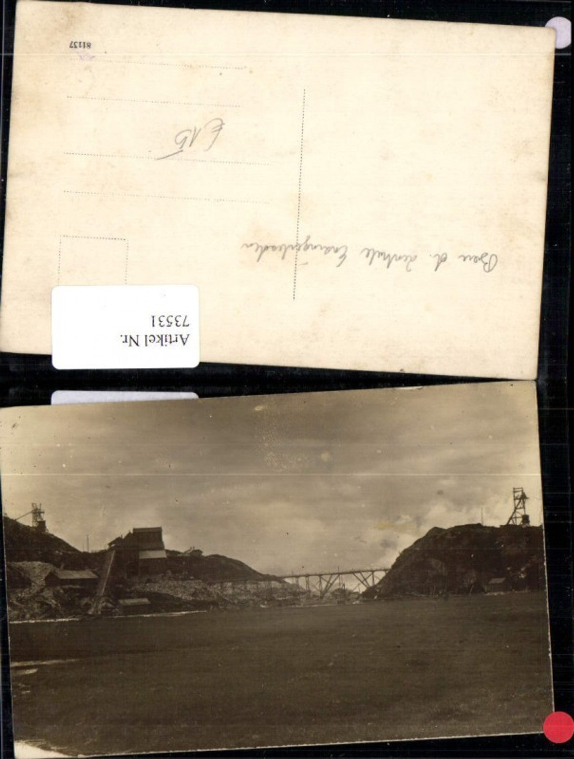 73531,Foto AK Bau d. Zentrale Enzingerboden