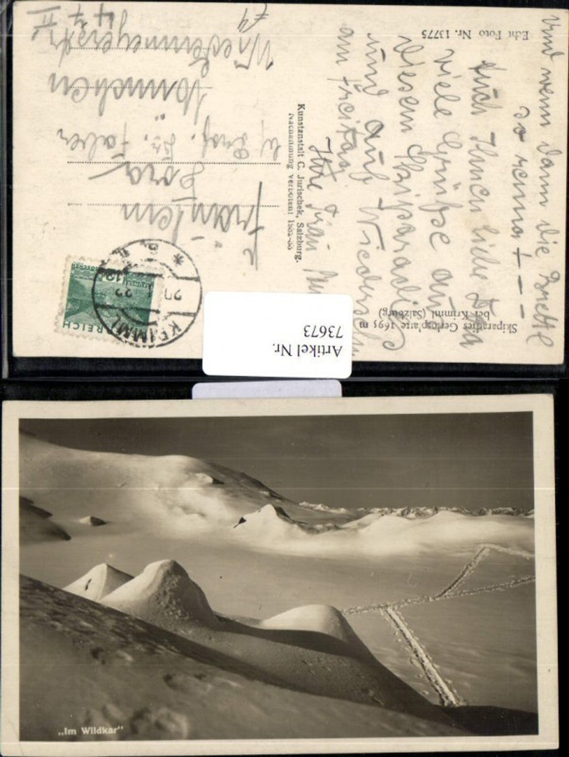 73673,Foto AK Schiparadies Gerlosplatte bei Krimml