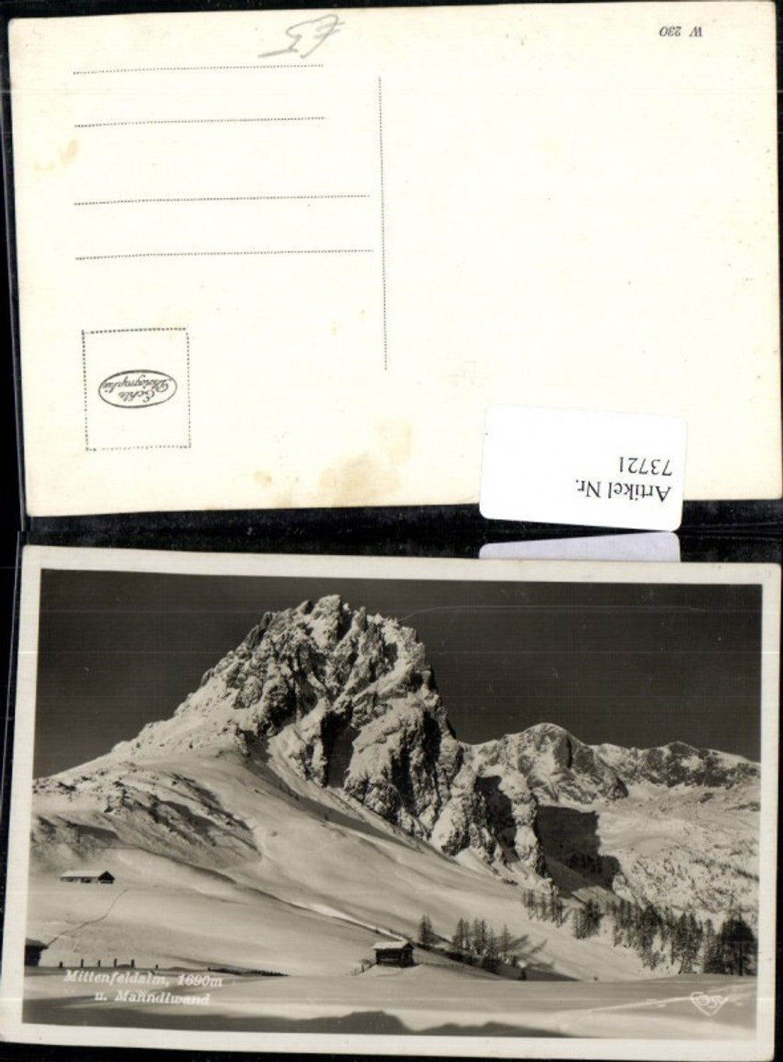 73721,Mittenfeldalm Mittenfeld Alm u. Mandelwand bei Mühlbach Hochkönig