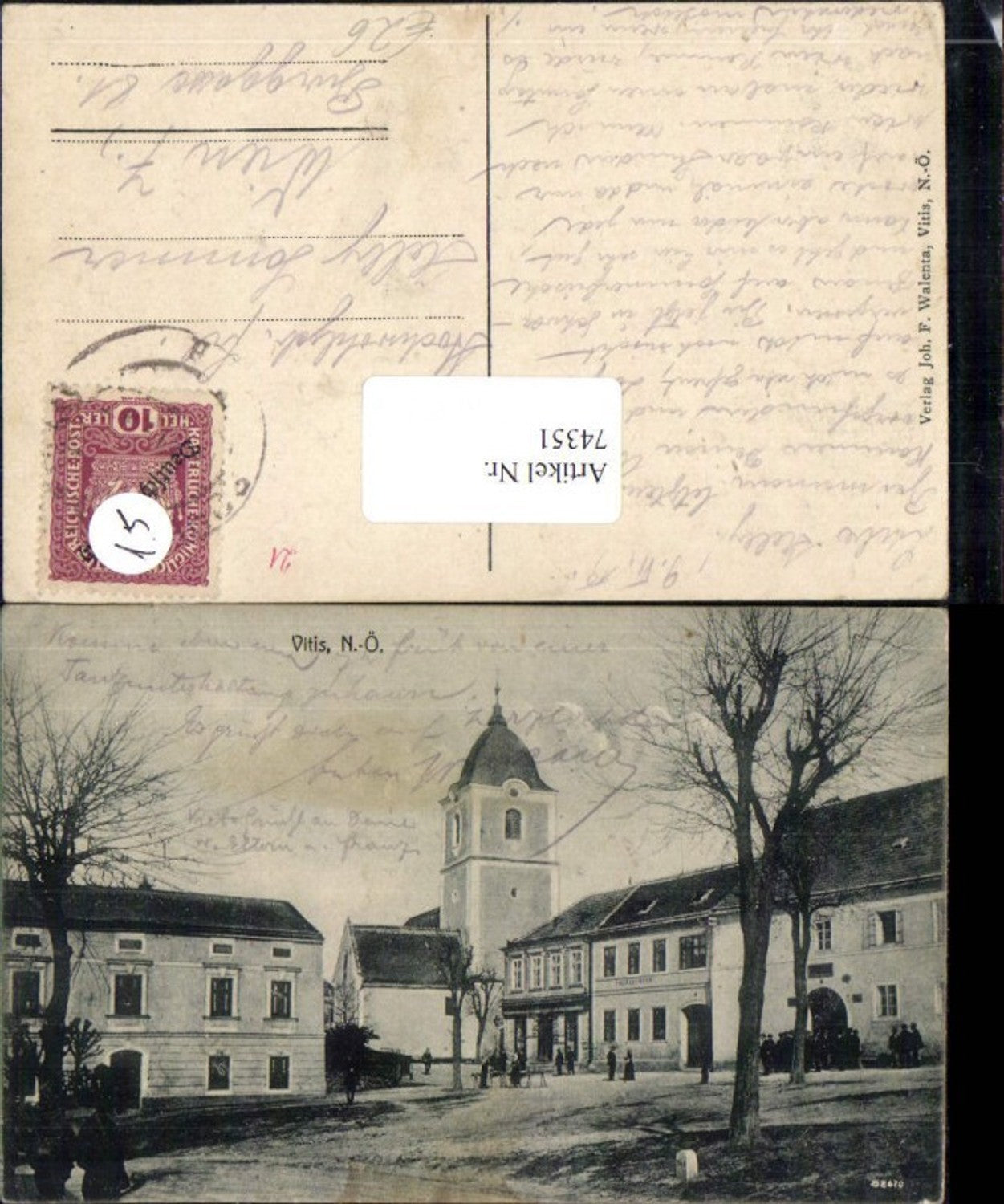 74351,Vitis im Waldviertel Straßenansicht bei Kleinschönau Eschenau Grafenschlag Waidhofen a.d. Thaya