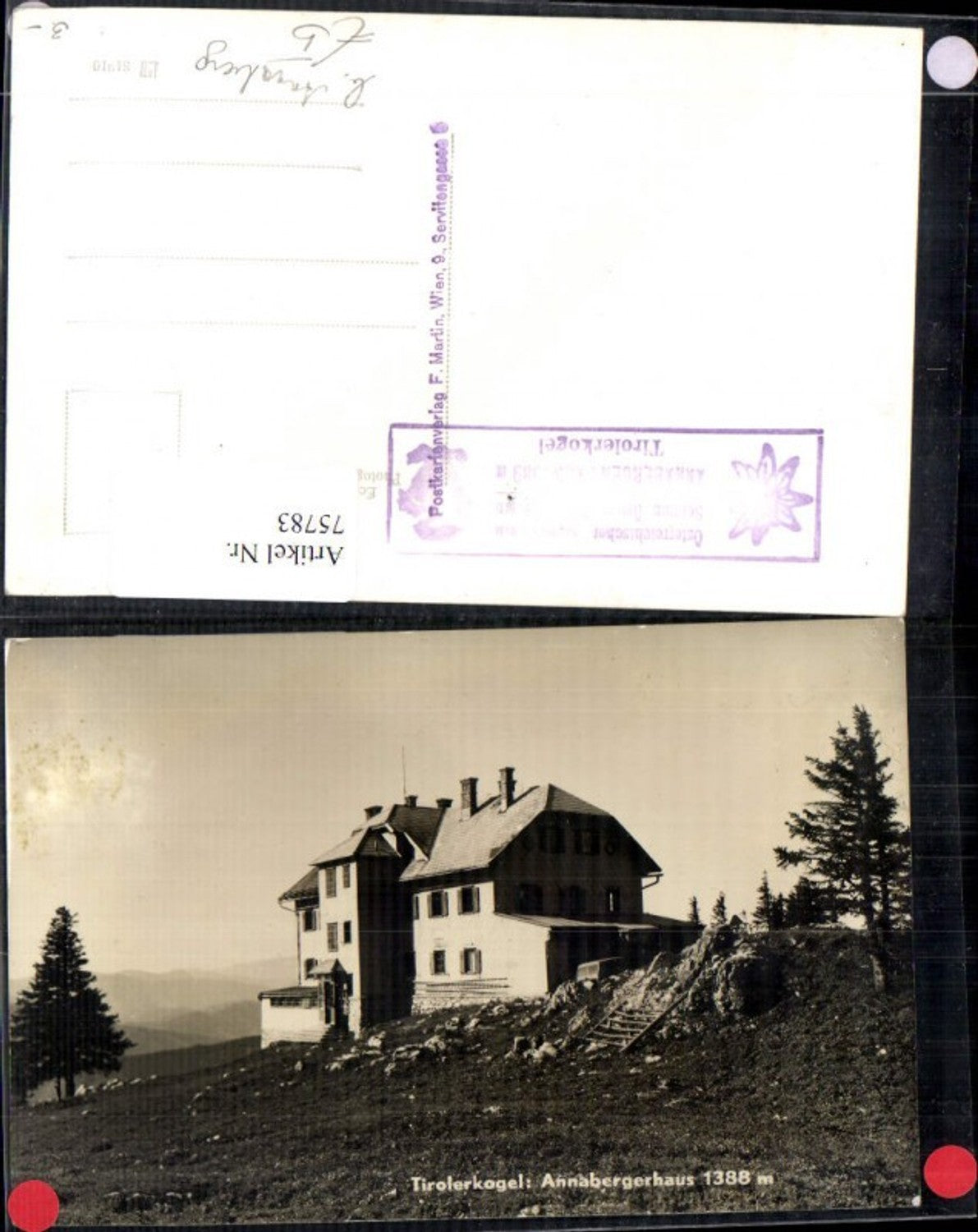 75783,Tirolerkogel Annabergerhaus Türnitzer Alpen Annaberg