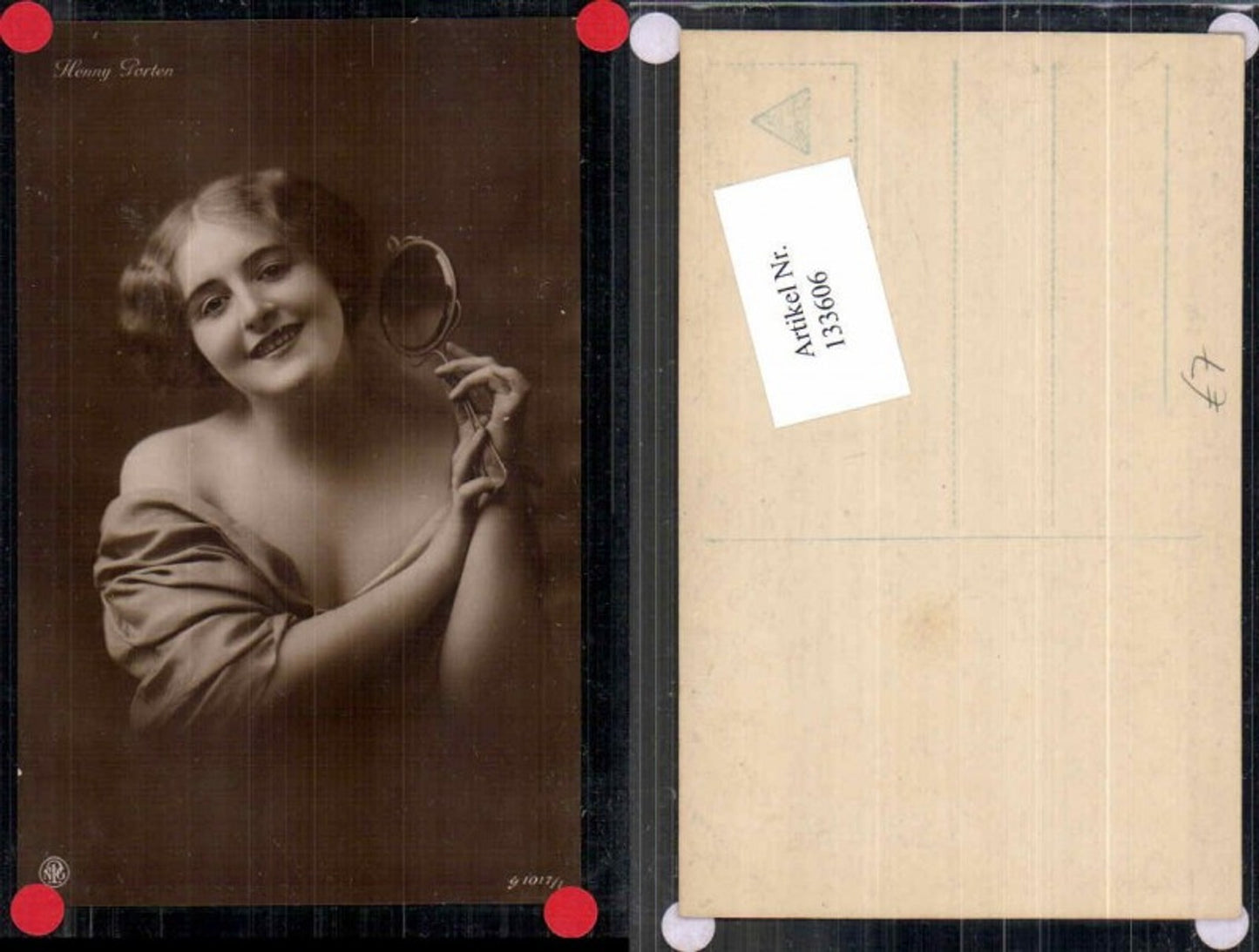 133606,NPG 1017-1 Henny Porten in tollen Portrait