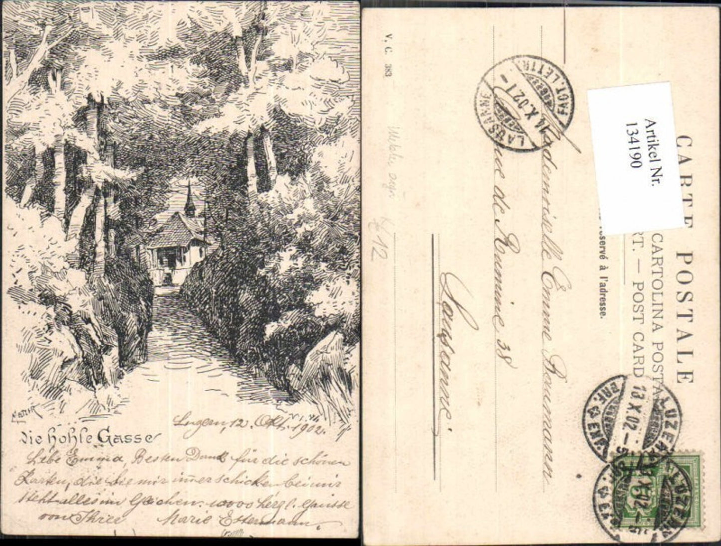 Alte Ansichtskarte – Old Postcard