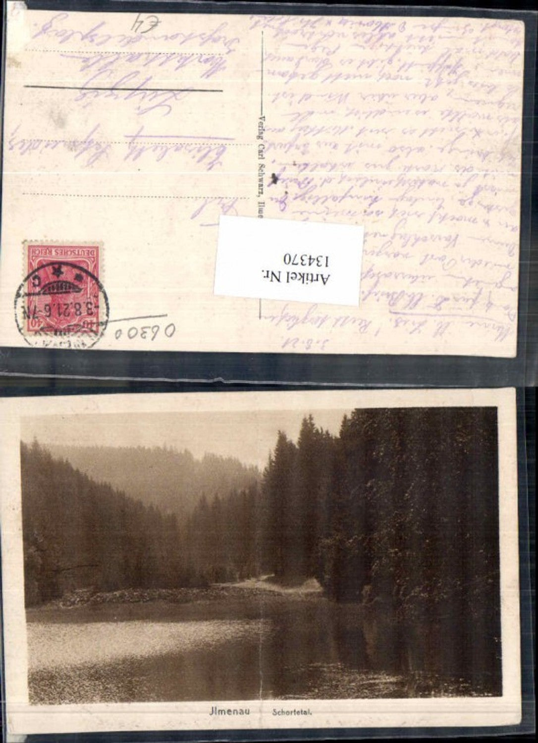 134370, Ilmenau Schortetal 1921